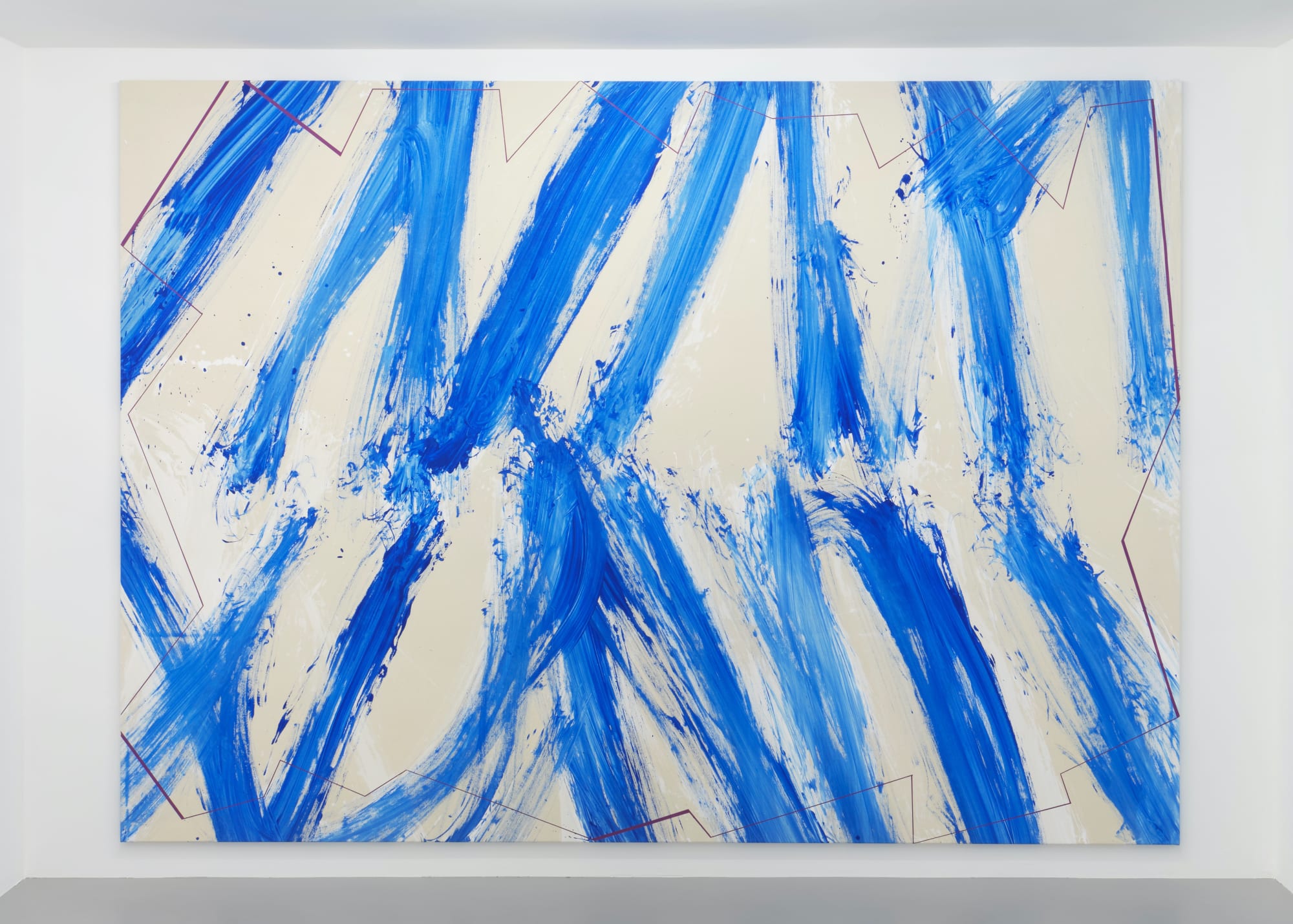 GINNY, 2021, actylic on cotton, 230 x 320 cm, PHILIPPZOLLINGER, 2022