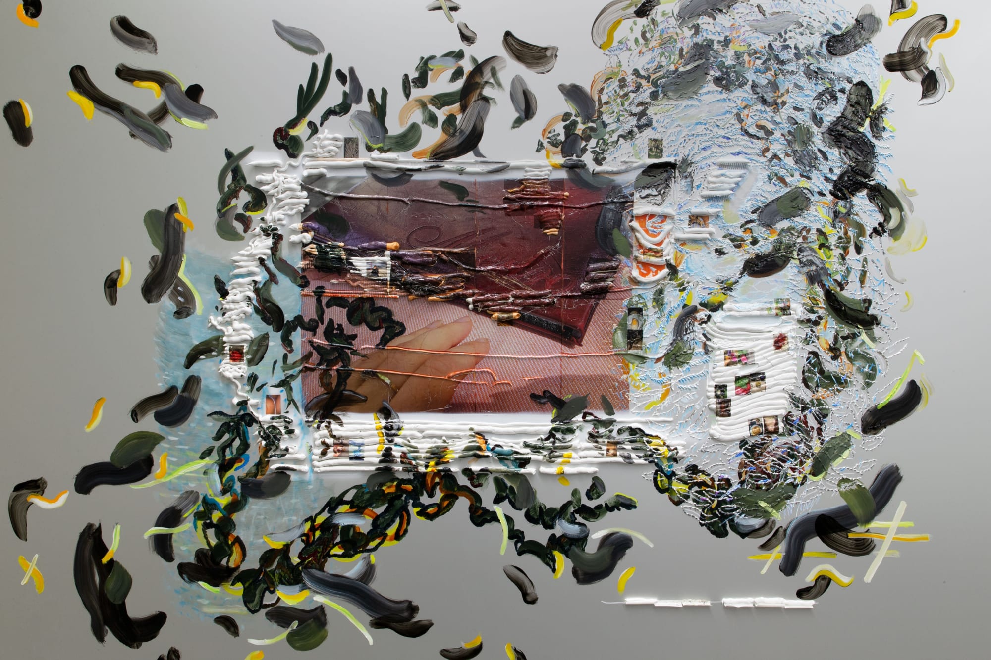 Detail, Menu plate10_chain reaction and no evidence, 2021