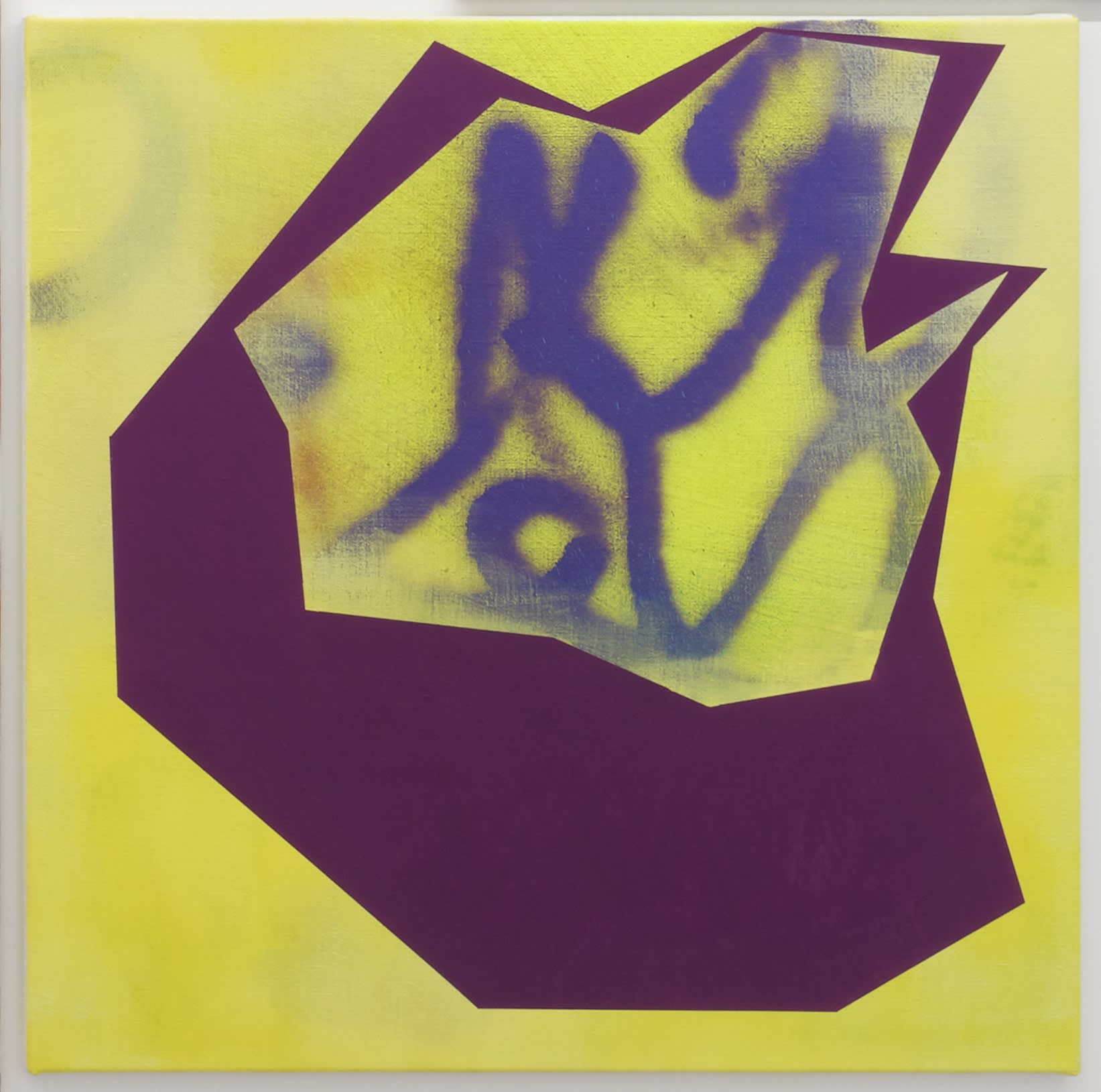 GINNY, 2021, acrylic on canvas, 80 x 80 cm