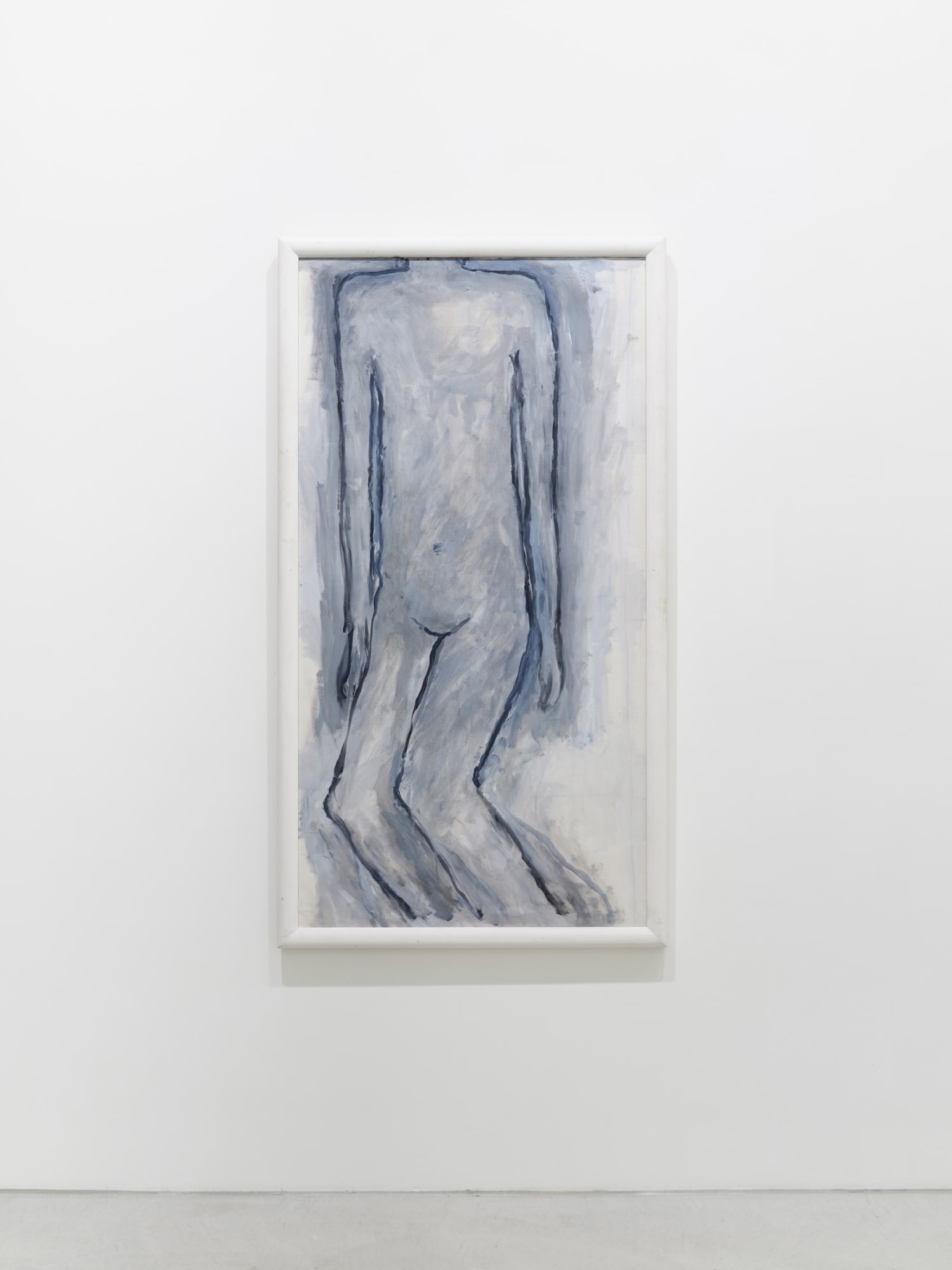 Untitled, zirka 1965, oil on canvas, 169 x 77 cm