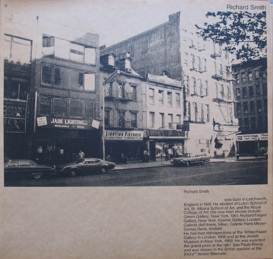 eliot elisofon, richard smith's studio building on the bowery, 1971