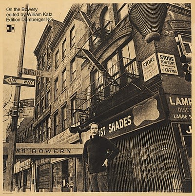 william katz on the bowery