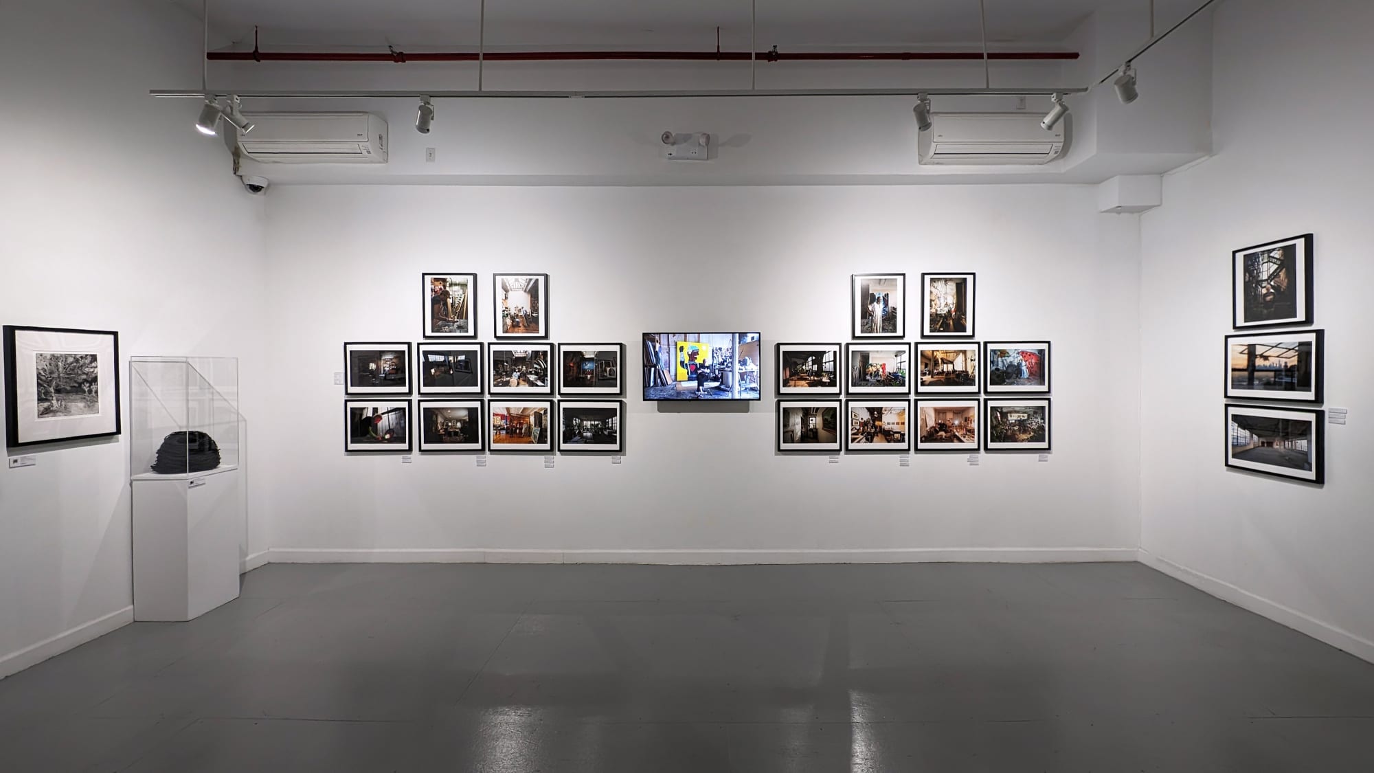 Installation view of our 2024 exhibition Loft Law: Photographs by Joshua Charow at Westwood Gallery NYC
