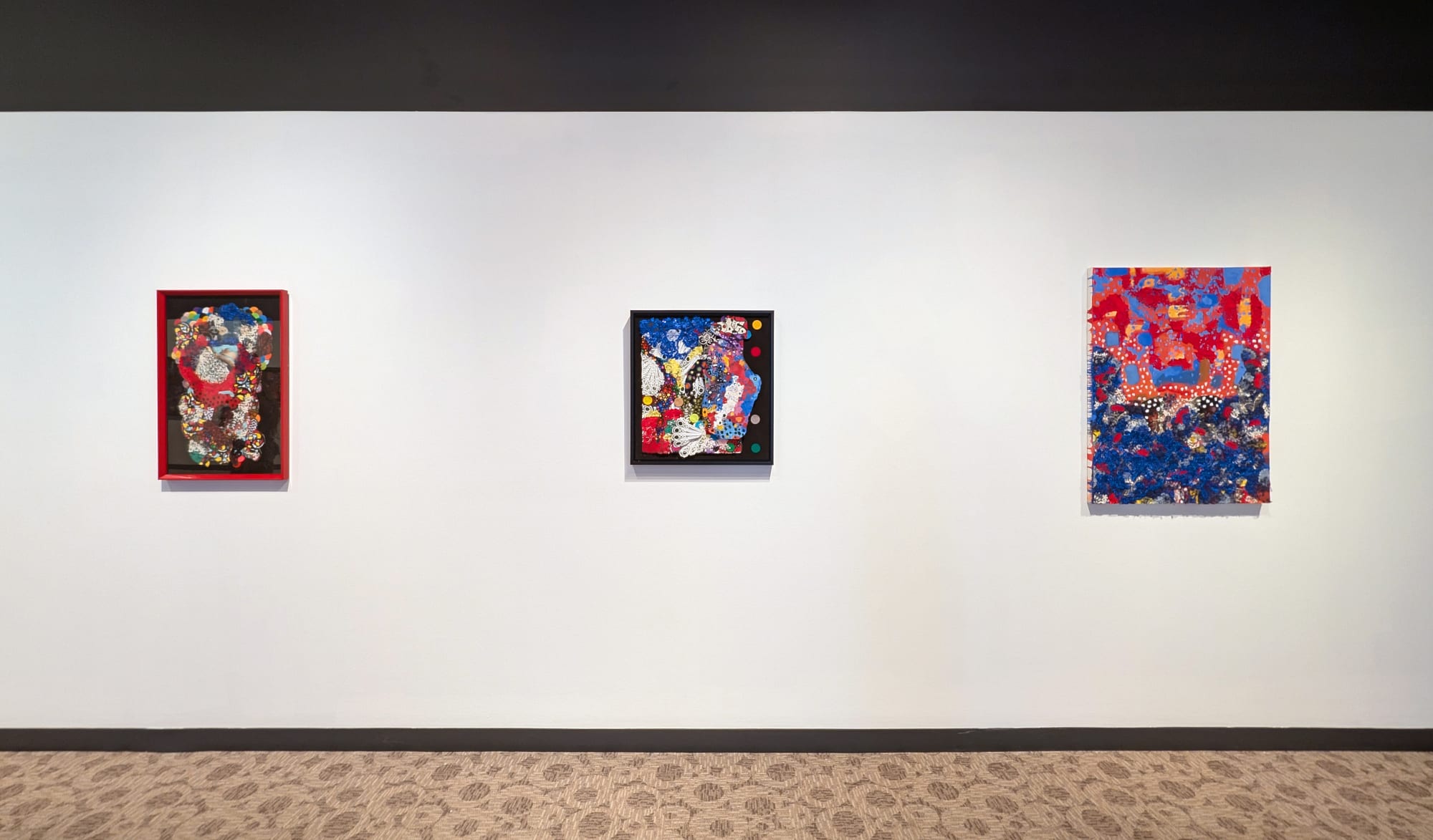 Installation view of Danny Simmons: The Journey to Everything at the Reginald F. Lewis Museum, Baltimore, MD, 2024