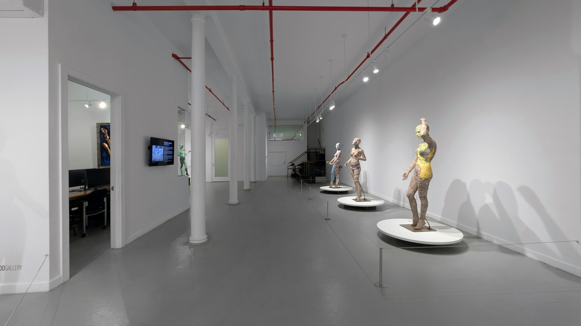 Installation view of our 2025 exhibition The Secret Sculptures of Andy Warhol & Victor Hugo: An Investigative Journey at Westwood Gallery NYC