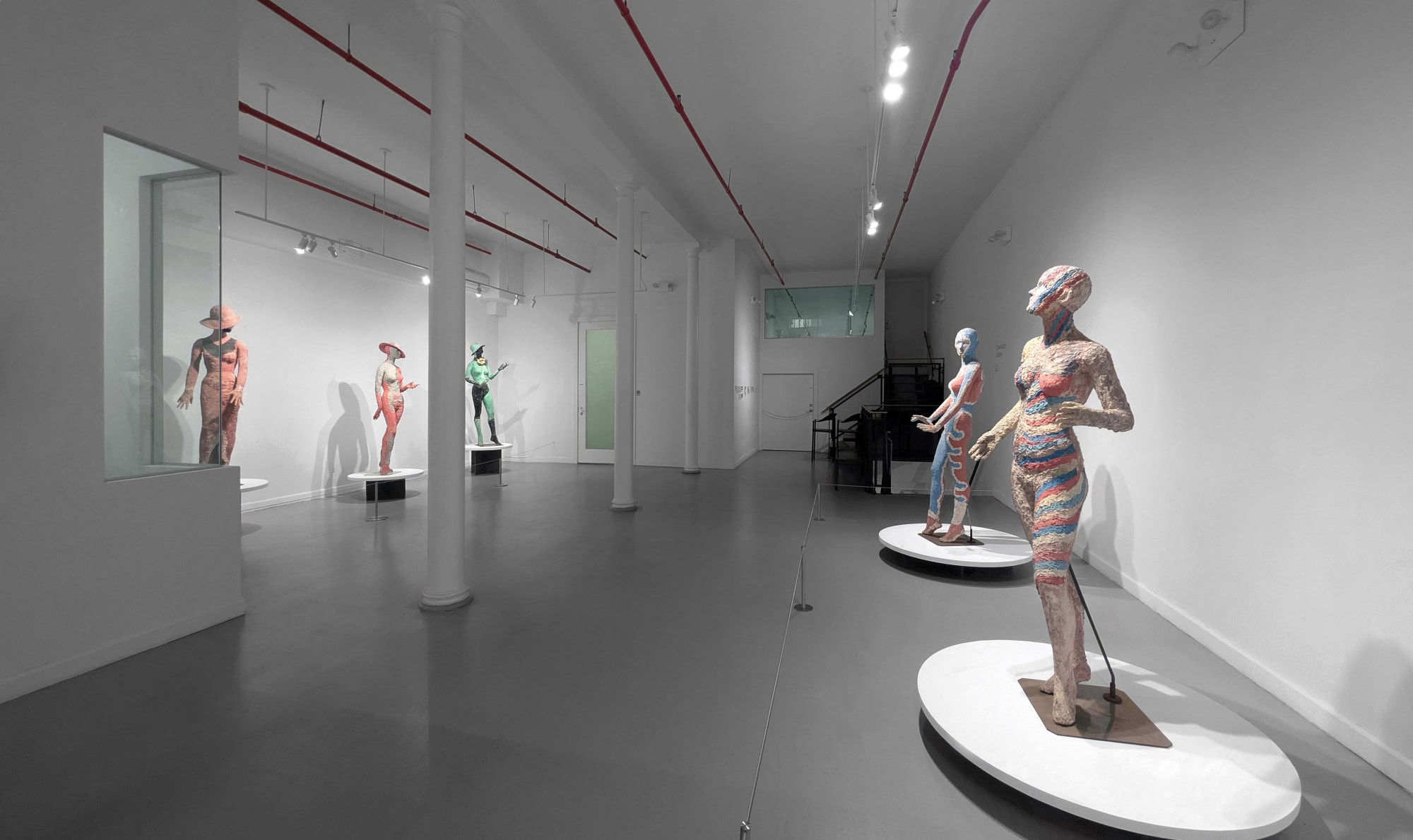 Installation view of our 2025 exhibition The Secret Sculptures of Andy Warhol & Victor Hugo: An Investigative Journey at Westwood Gallery NYC