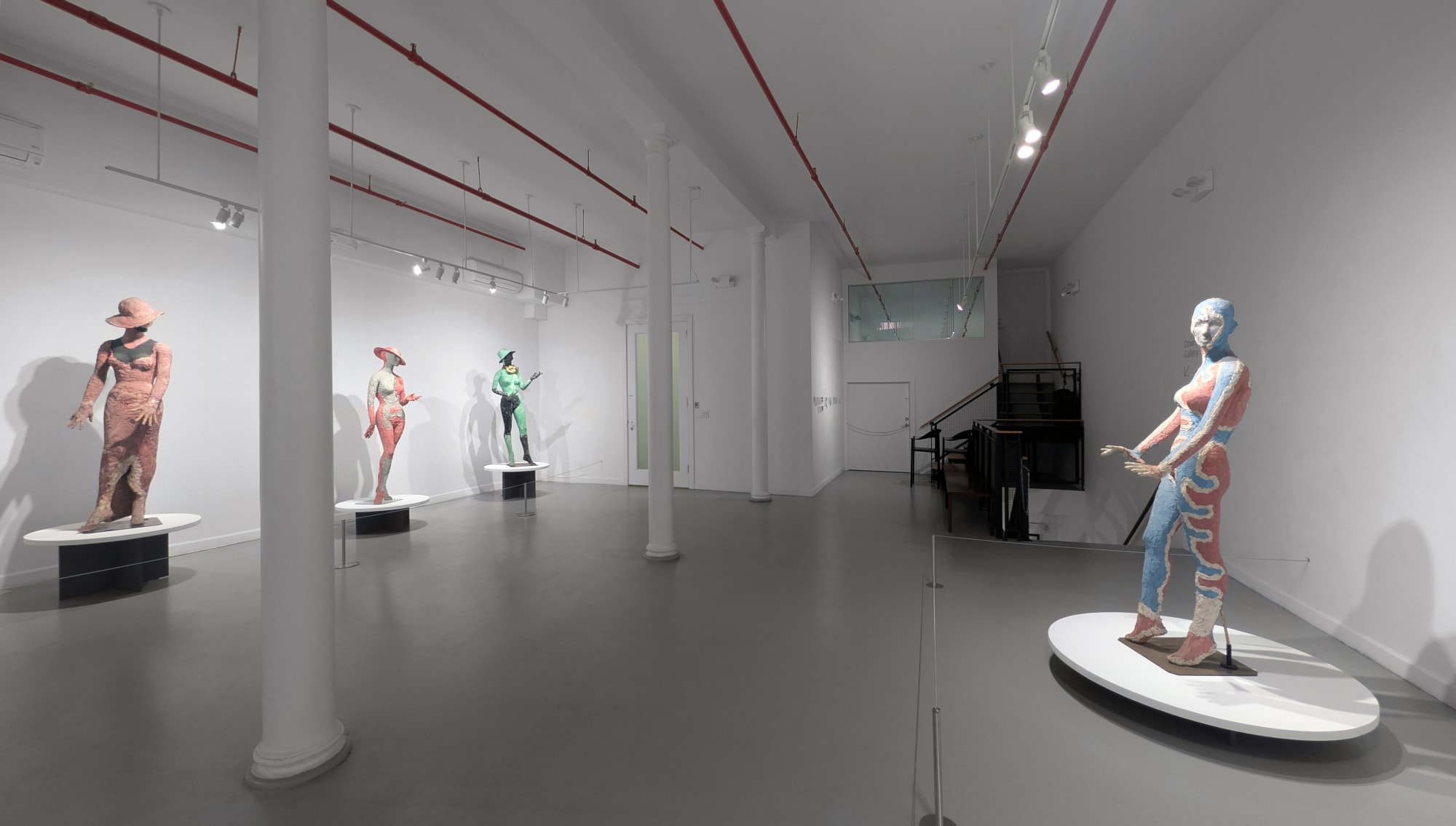 Installation view of our 2025 exhibition The Secret Sculptures of Andy Warhol & Victor Hugo: An Investigative Journey at Westwood Gallery NYC