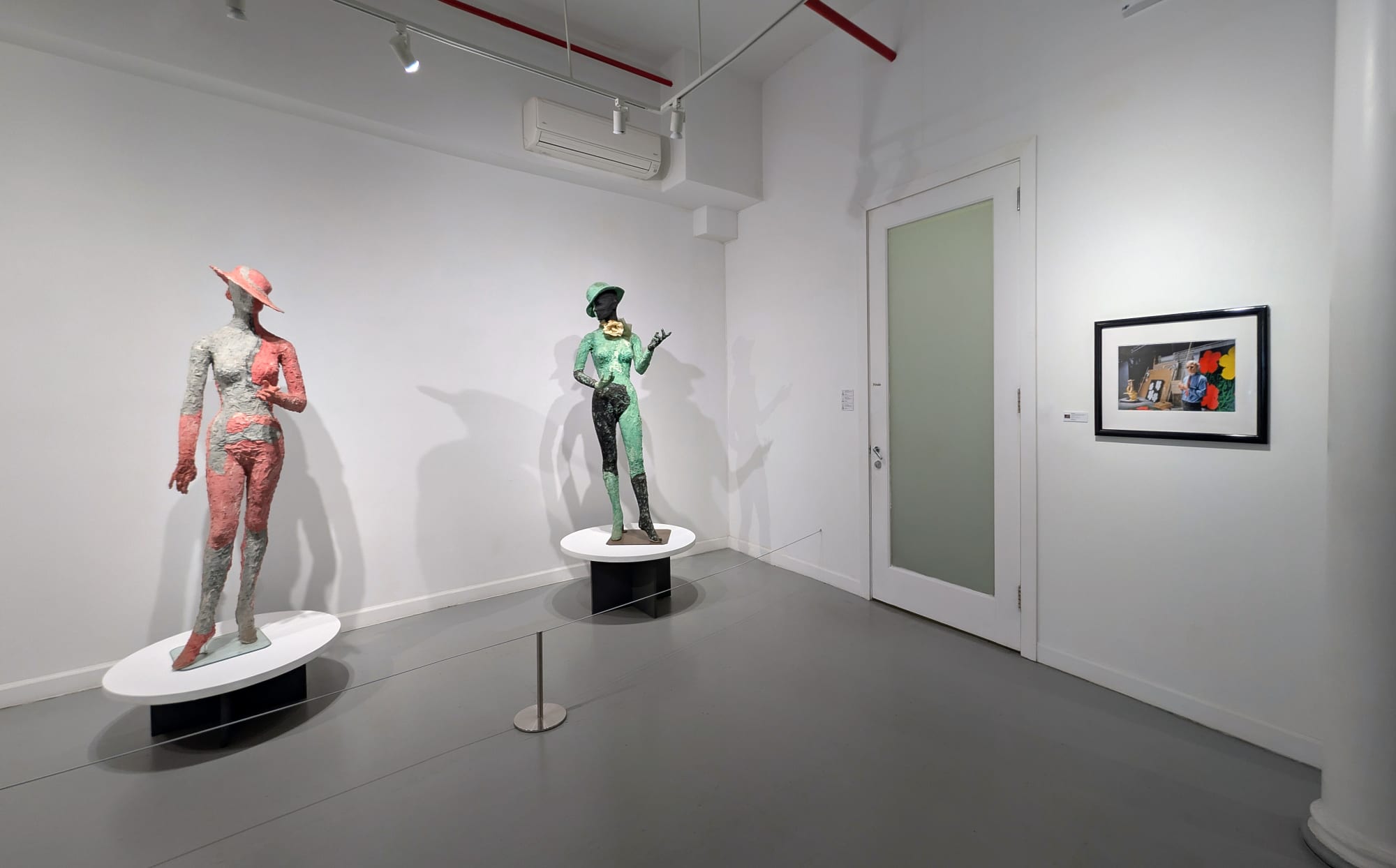 Installation view of our 2025 exhibition The Secret Sculptures of Andy Warhol & Victor Hugo: An Investigative Journey at Westwood Gallery NYC