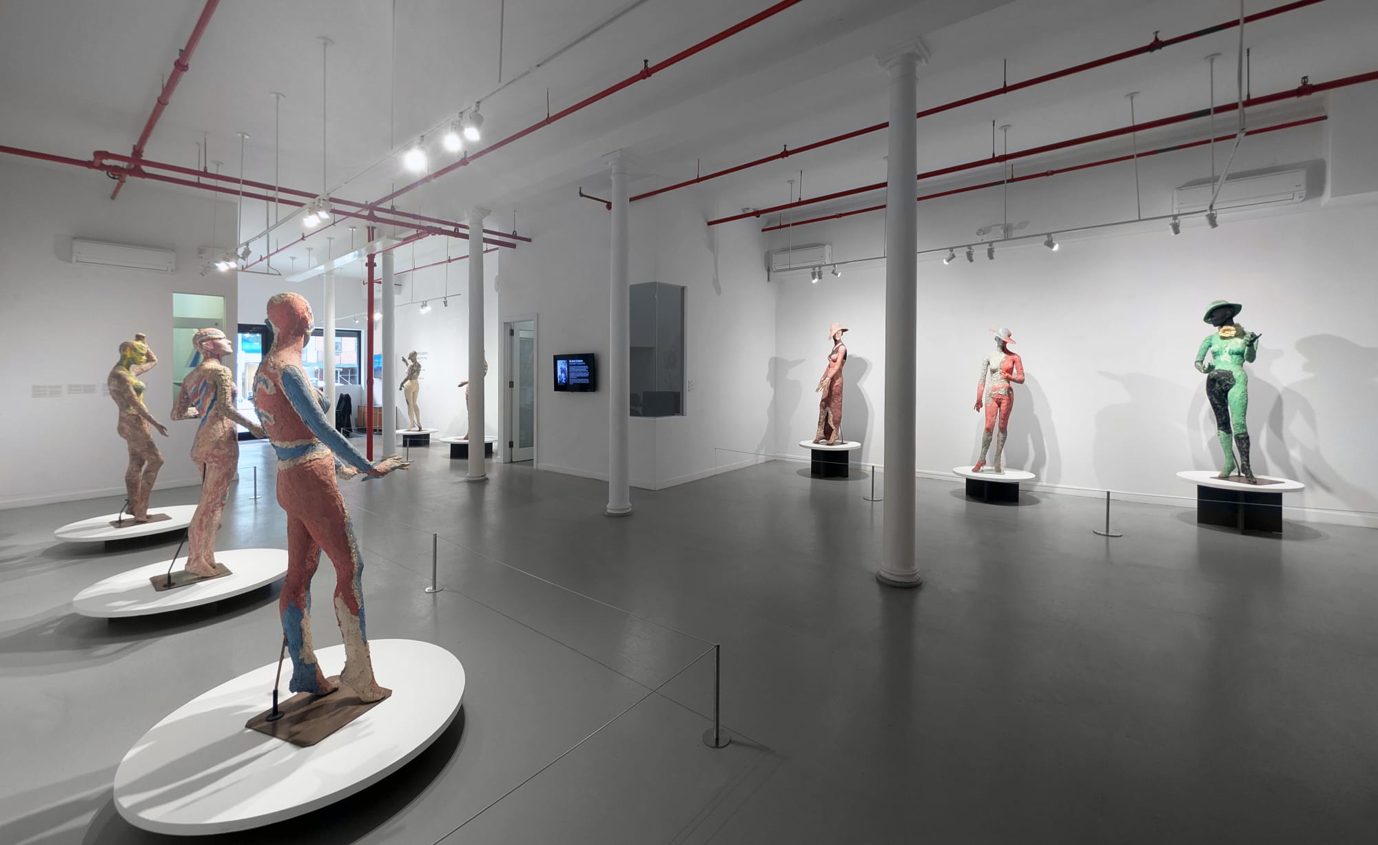 Installation view of our 2025 exhibition The Secret Sculptures of Andy Warhol & Victor Hugo: An Investigative Journey at Westwood Gallery NYC