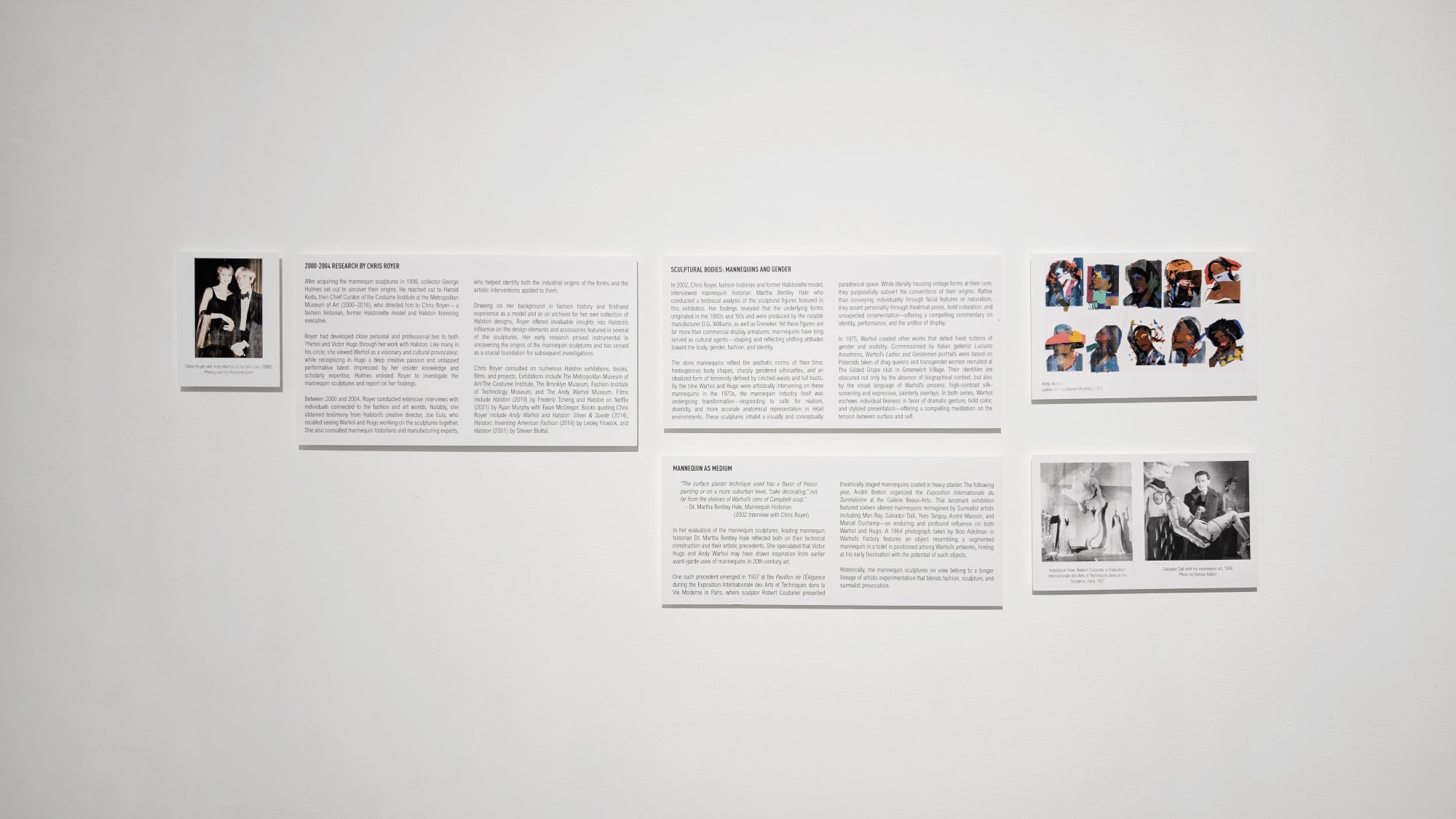 Installation view of our 2025 exhibition The Secret Sculptures of Andy Warhol & Victor Hugo: An Investigative Journey at Westwood Gallery NYC