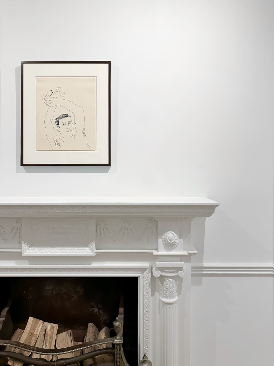 Installation view of 2025 exhibition 'Andy Warhol: My True Story' at Newlands House Gallery in Petworth, UK