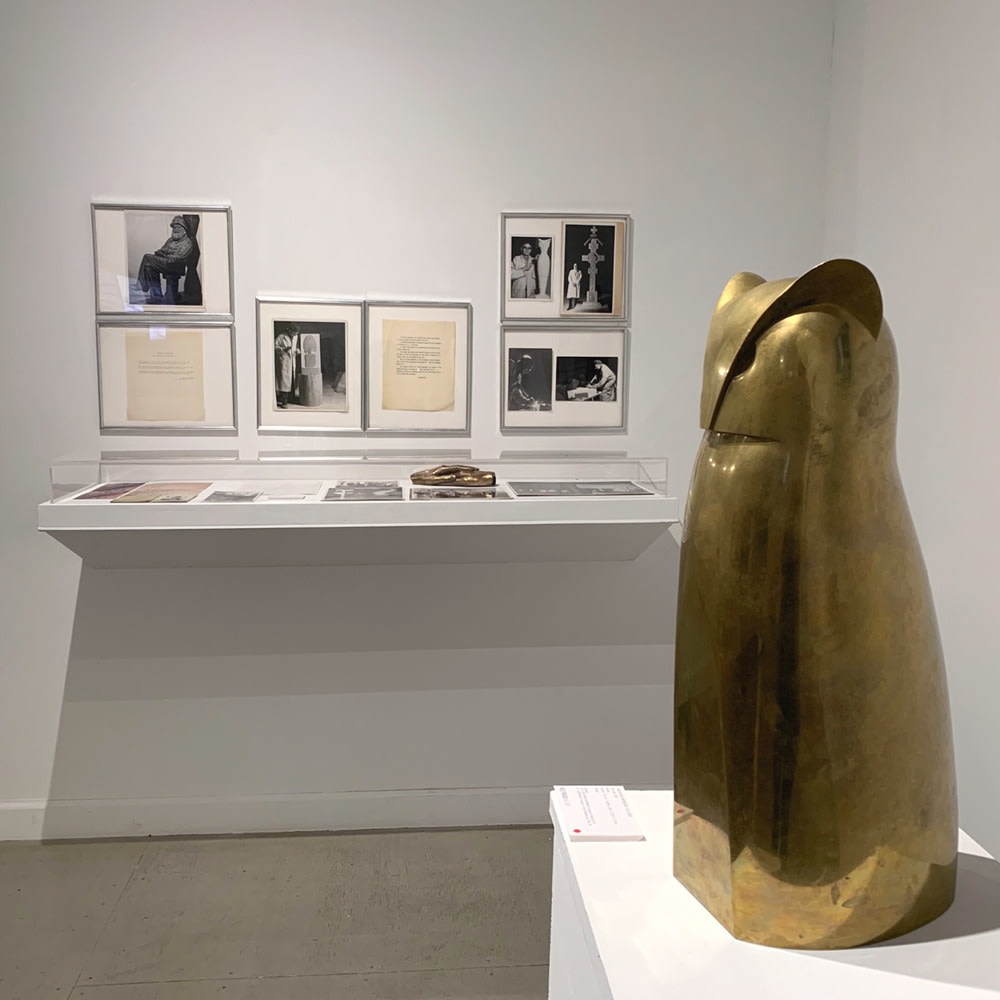 Installation view of Constantin Antonovici: Mythical Modernism at Westwood Gallery NYC 2021