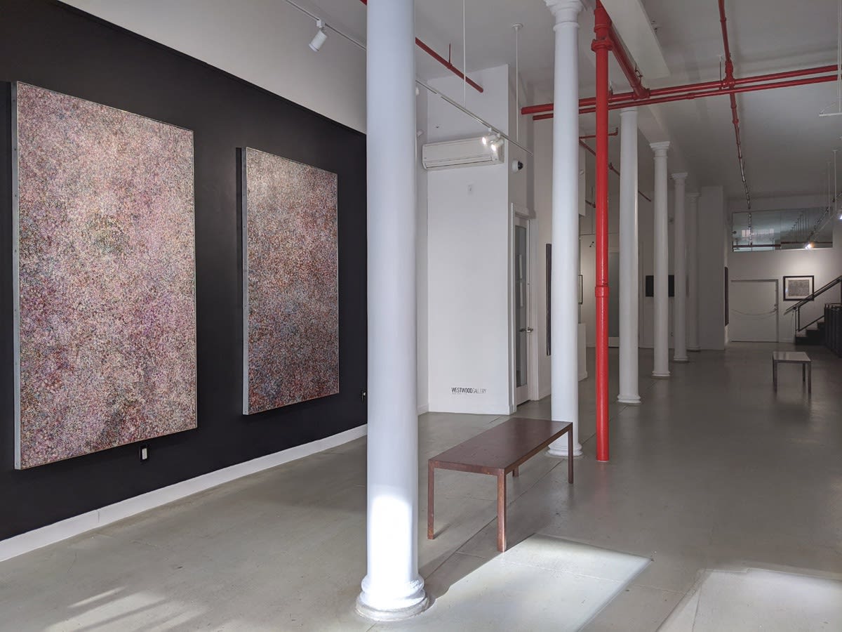 Installation view of James Juthstrom: Imagining the Cosmos at Westwood Gallery NYC 2020