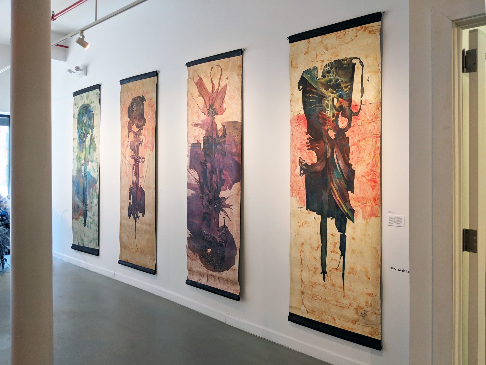 Installation View of 2017 exhibition Pacific to Atlantic: Contemporary Artists // Hawaii to Atlantic at Westwood Gallery NYC