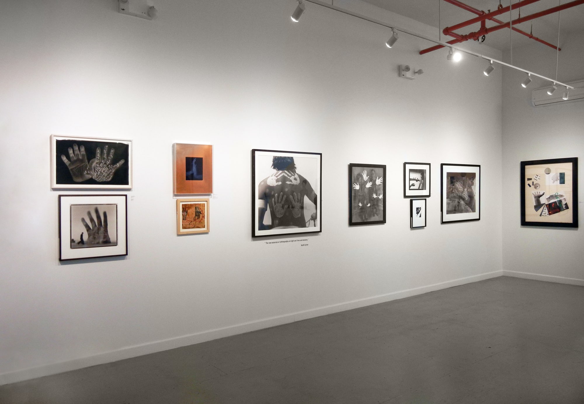 Installation View of 2017 exhibition The Language of Hands: Photographs from the Buhl Collection at Westwood Gallery NYC