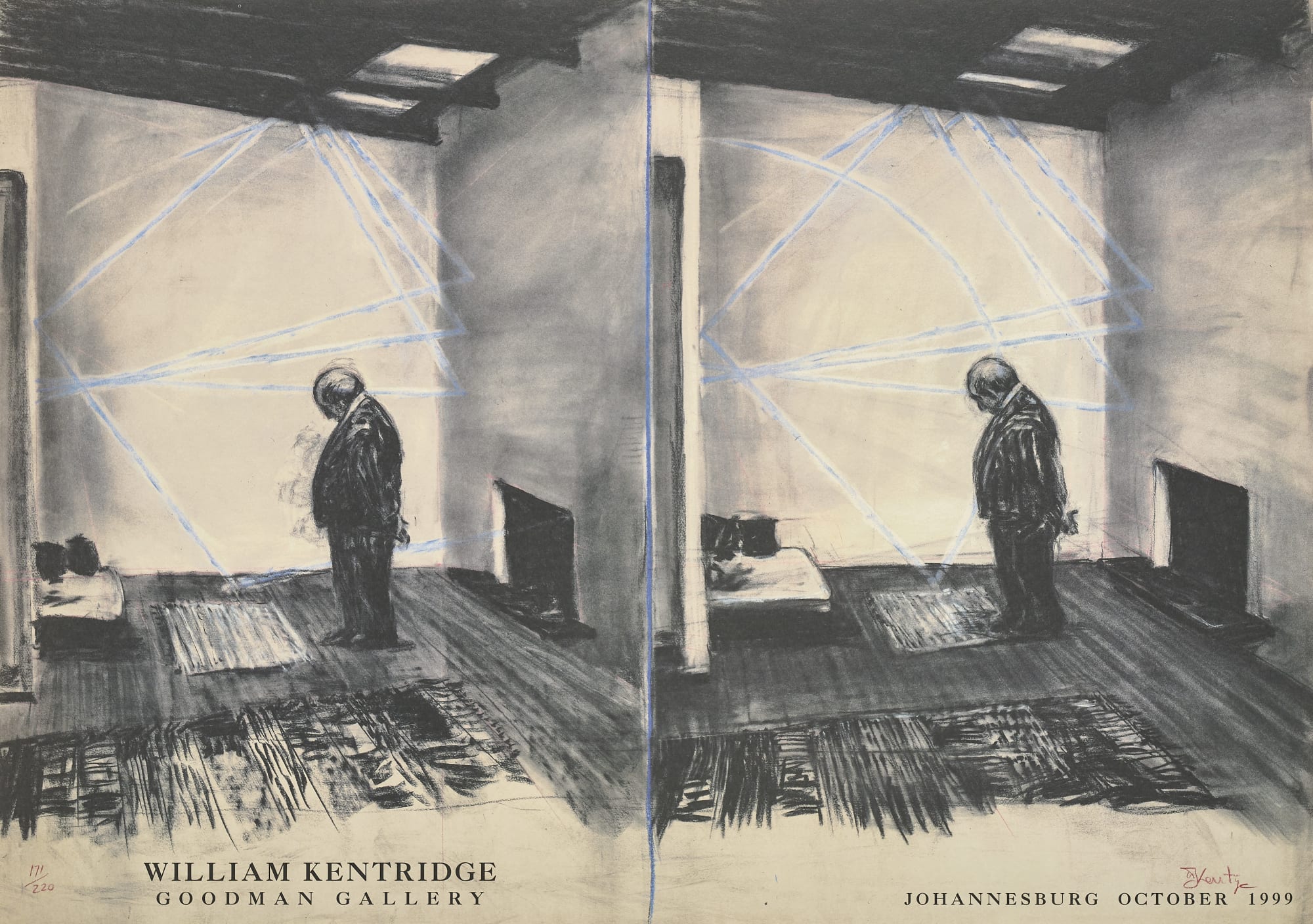 William Kentridge, Goodman Gallery, Johannesburg, October, 1999