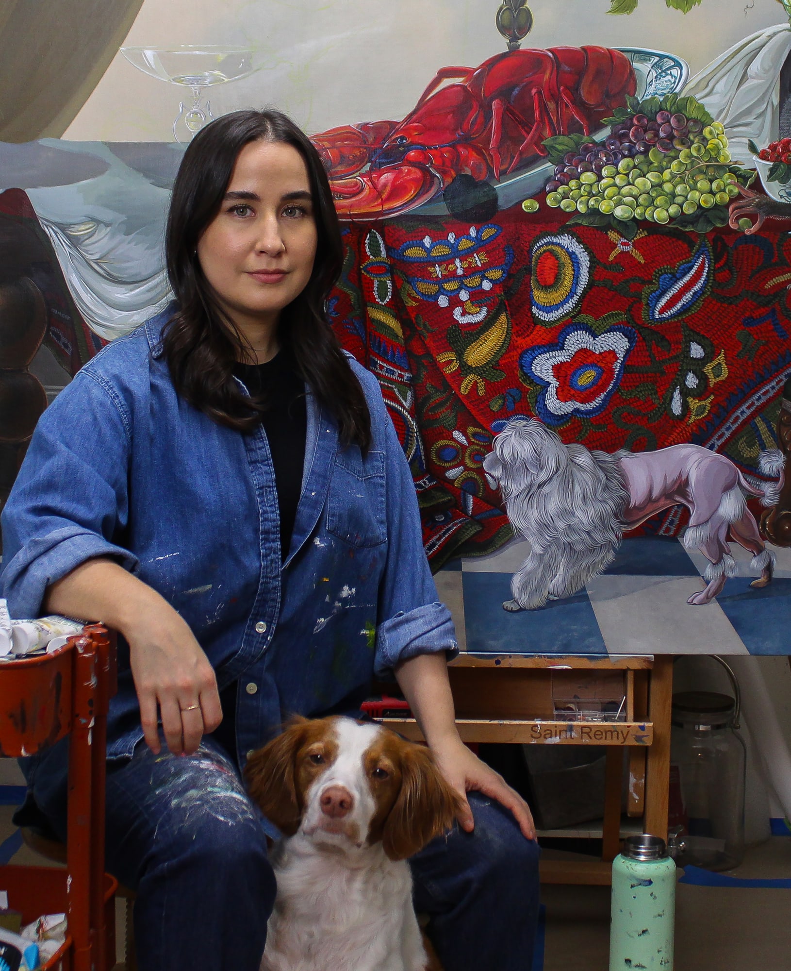 Sabrina Bockler in studio