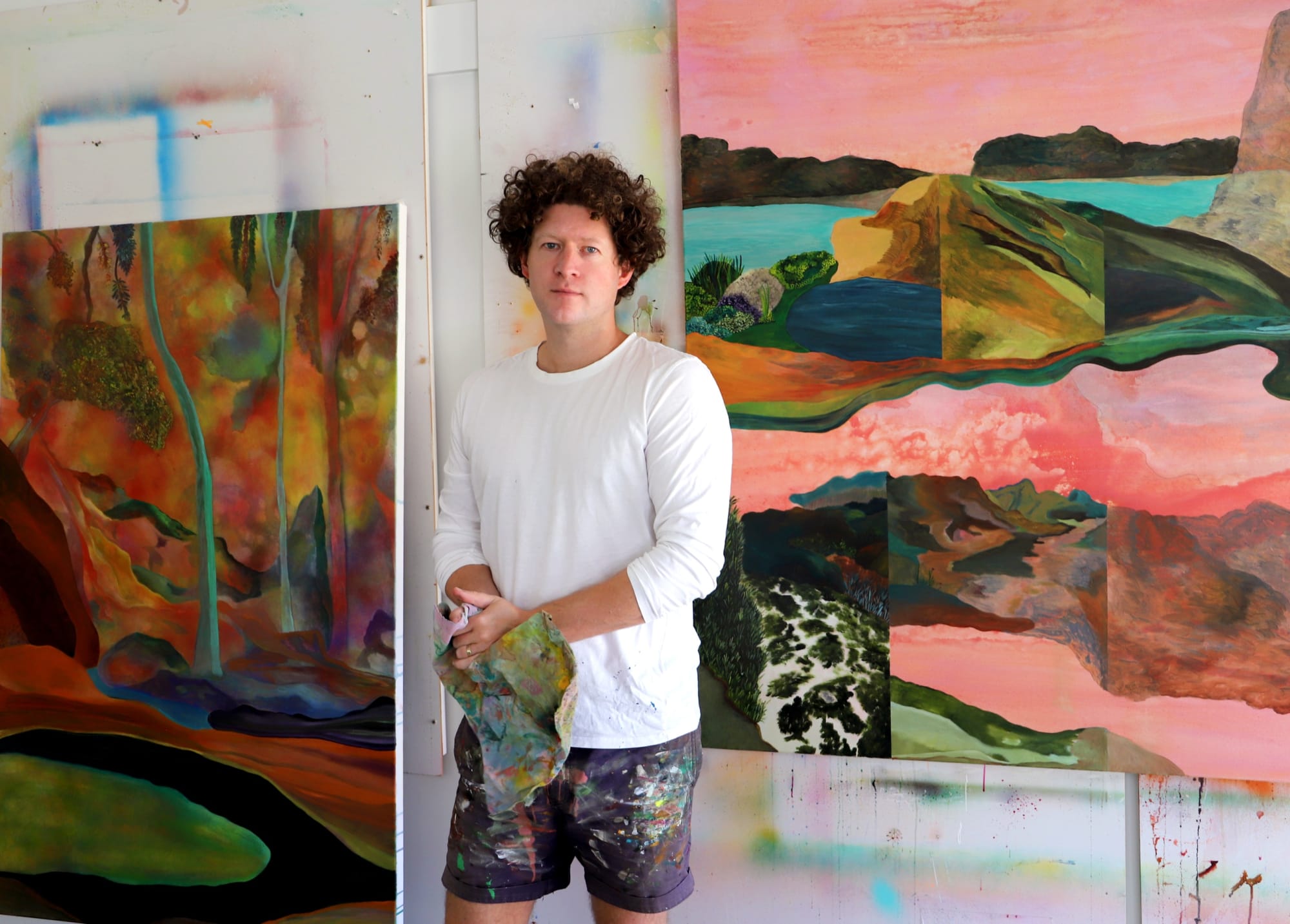 Ross Taylor in studio