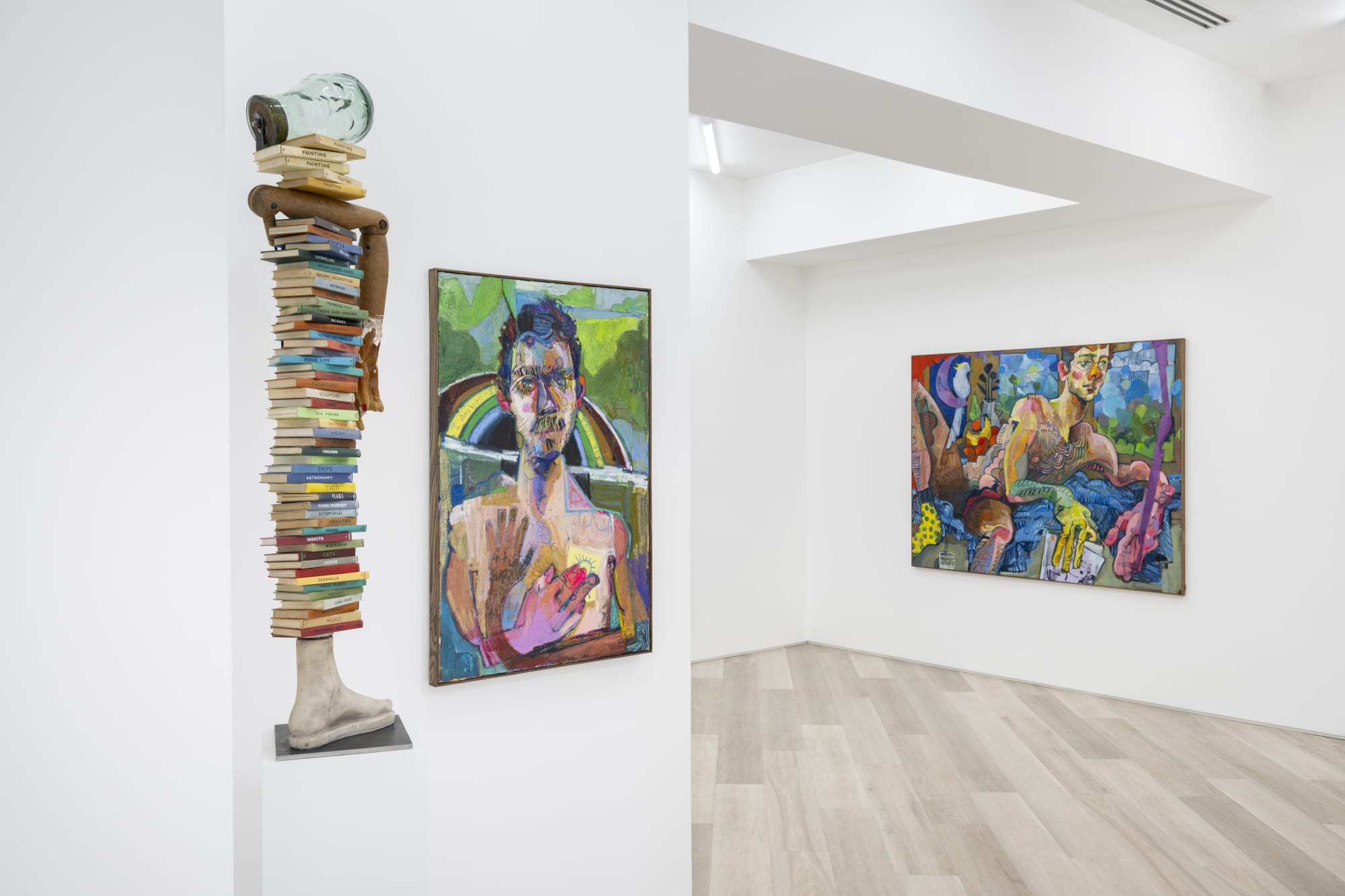 ANDREW SALGADO: SELF-PORTRAIT AS A STACK OF BOOKS