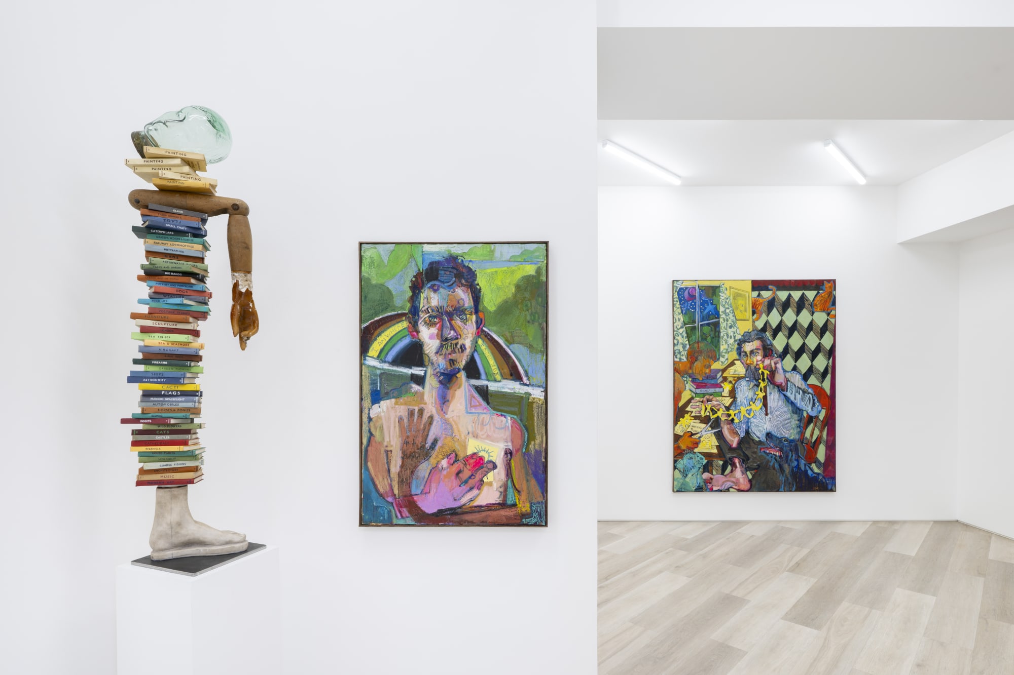 ANDREW SALGADO: SELF-PORTRAIT AS A STACK OF BOOKS