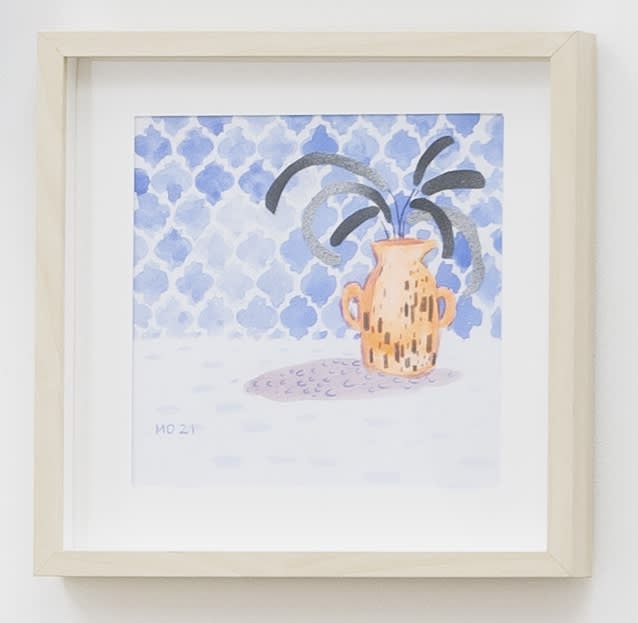 MELANIE DANIEL, Orange Vase, 2021