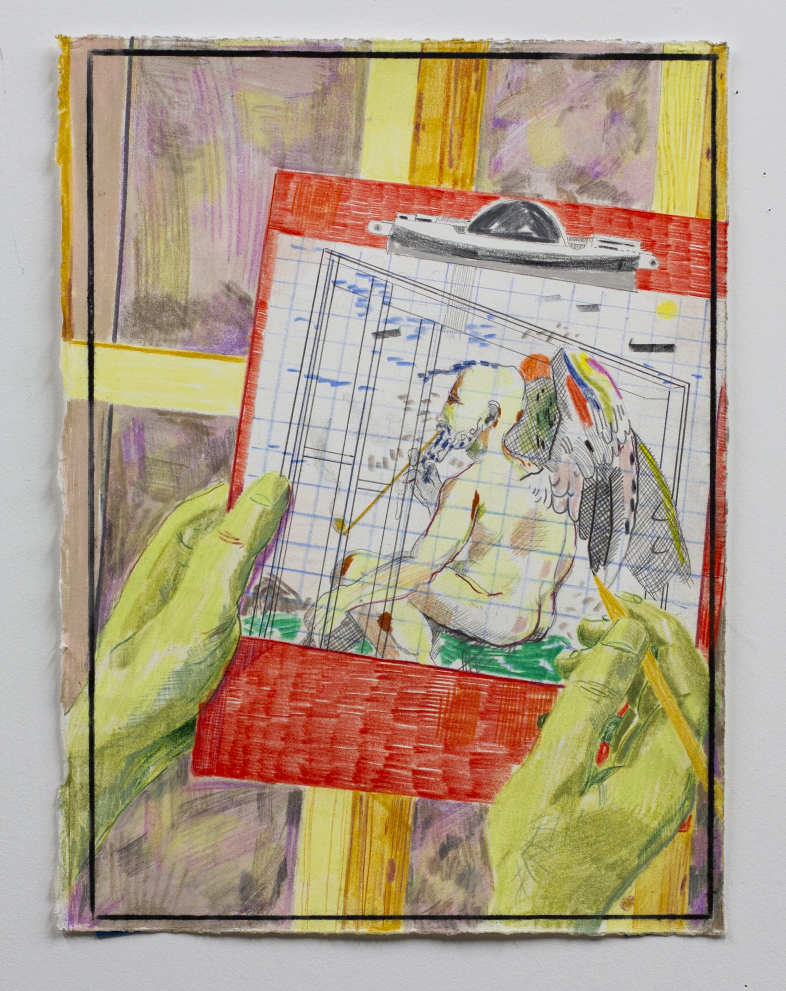 DOMINIC MUSA, Study For The Retaining Wall, 2017