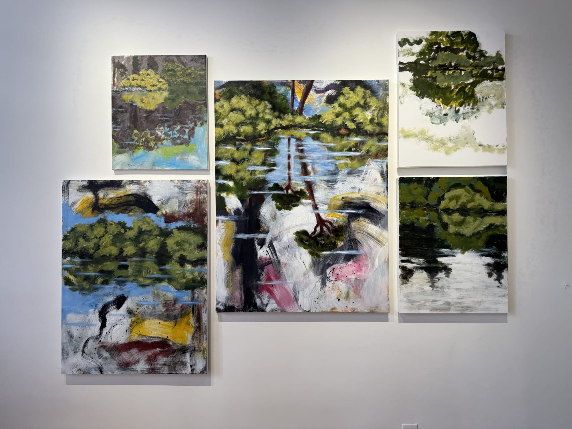 Paintings on a wall