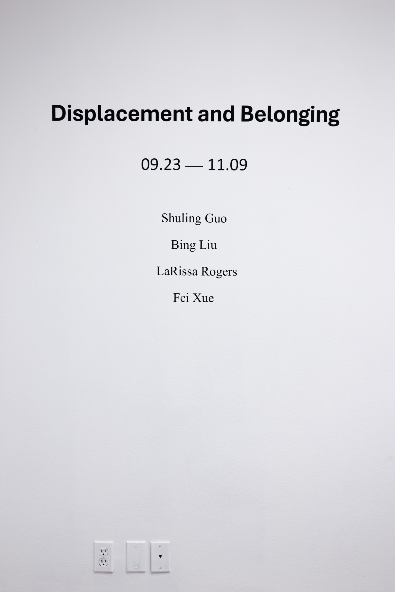 "Displacement and Belonging" On View Through Nov 9th