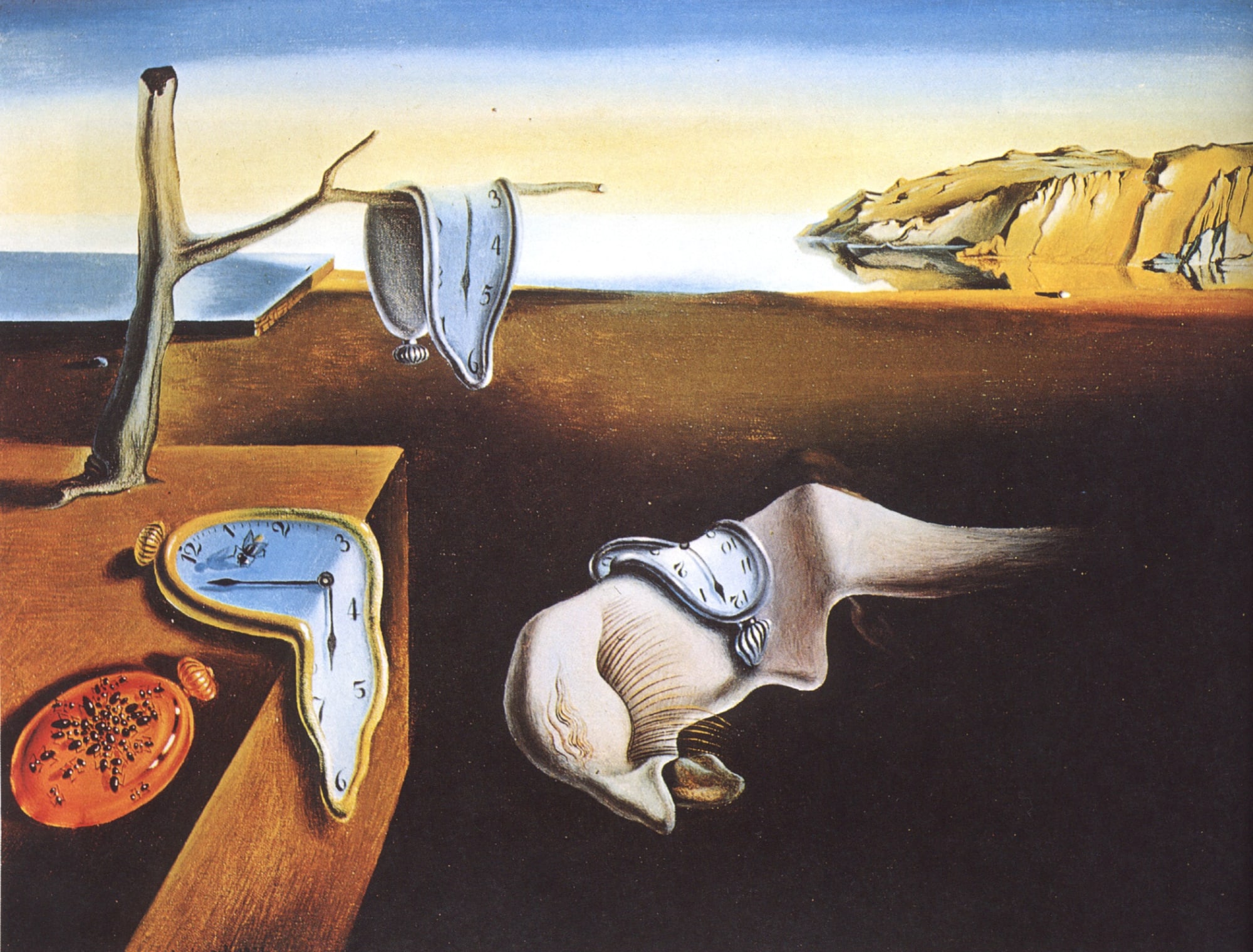 Salvador Dali The Persistence of Memory, 1931 Oil painting 24 cm x 33 cm