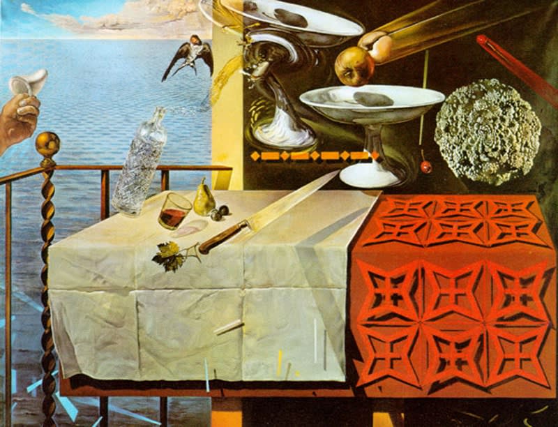 Salvador Dali Living Still Life, 1956 Oil Painting 125 cm × 160 cm