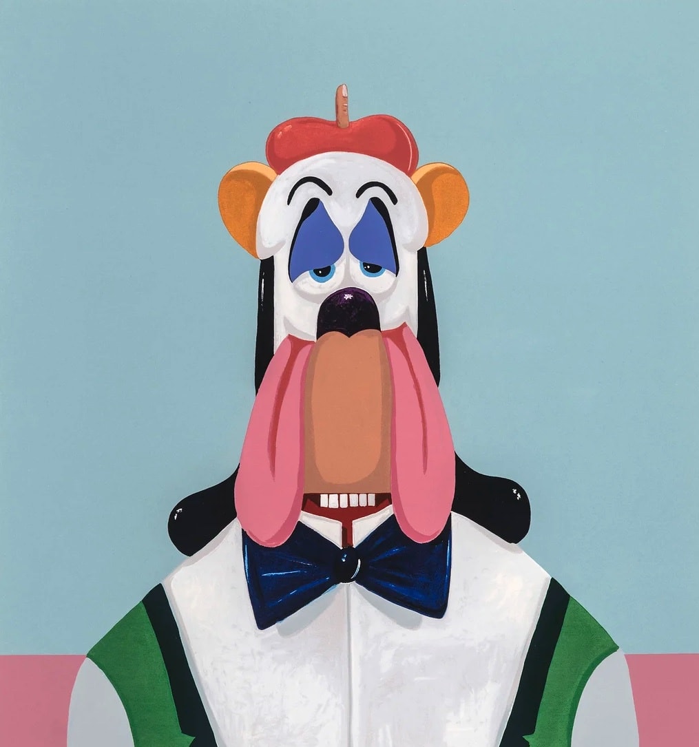 Droopy Dog, 2017 Screenprint on paper 18in x 16in Edition of 75