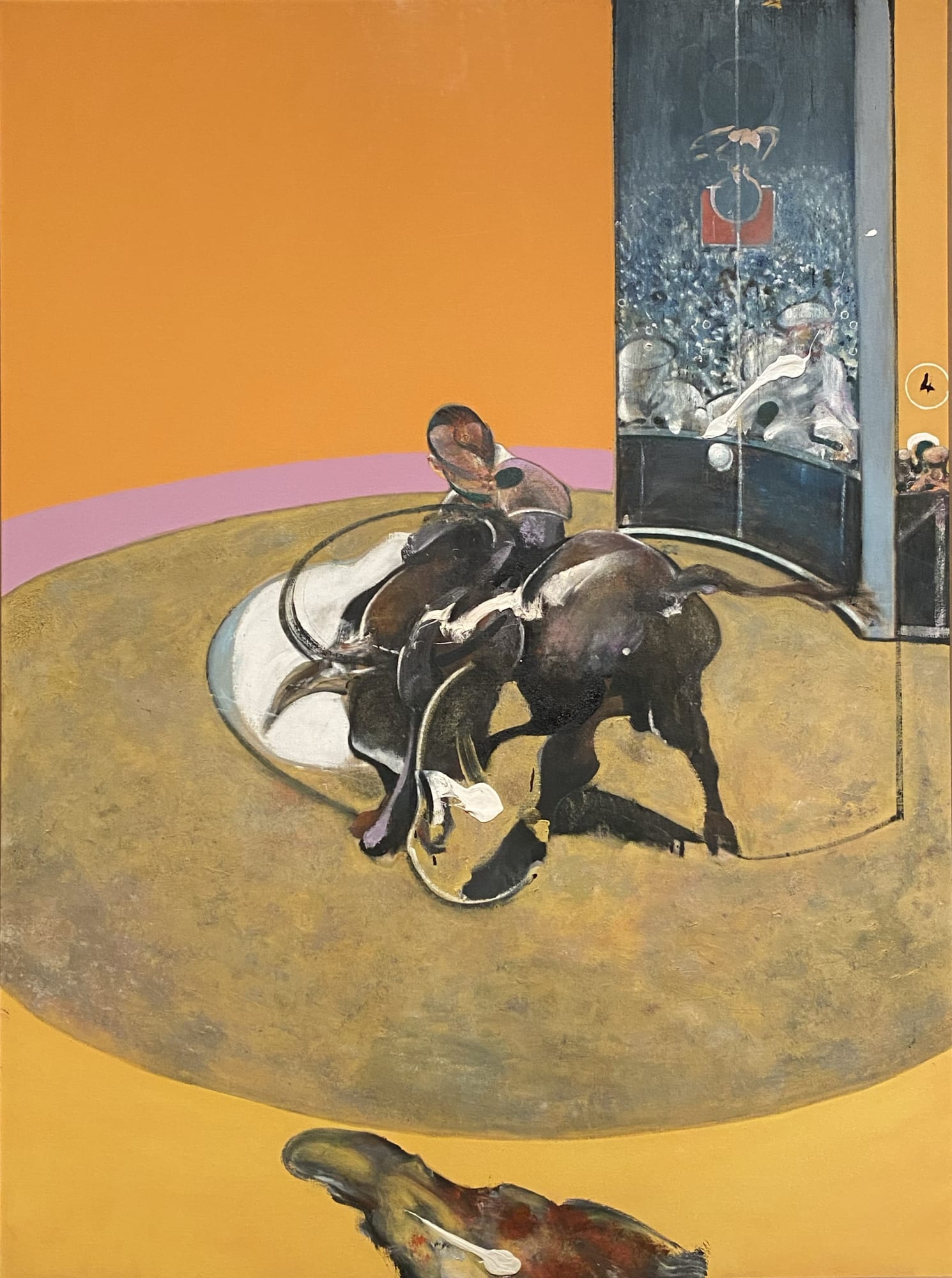 Study for Bullfight No. 1, 1969 Oil on canvas 77in x 58in