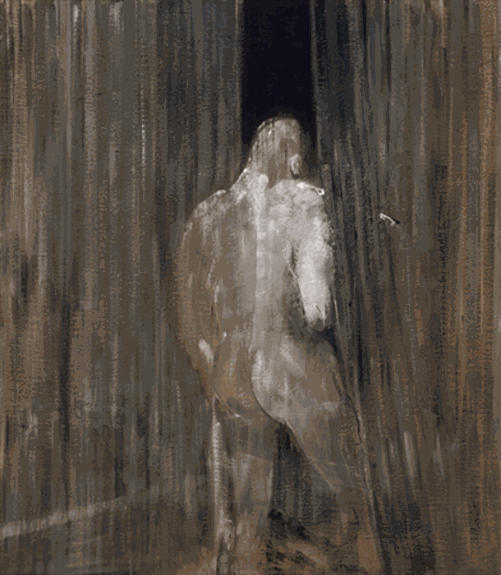 Study from the Human Body, 1949 Oil and cotton wool on canvas 58in x 51in