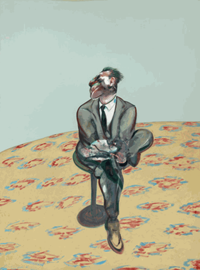 Portrait of George Dyer, 1967 Oil on canvas 77in x 57in