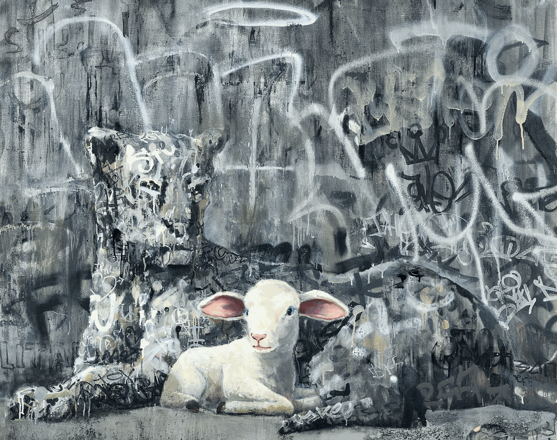 Leopard and Sheep, 2017 N/A N/A Missing Original