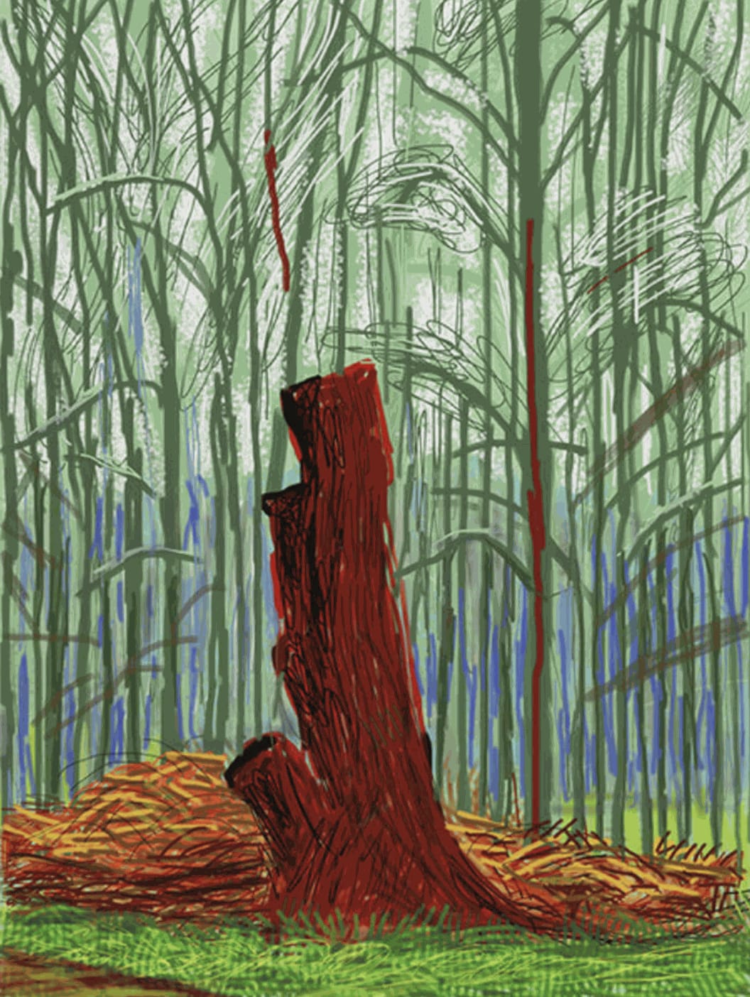 Arrival of Spring: 25 Feb 2011 55" x 41.5", Edition of 25 Bonham's, London: 7th Nov 2023 SOLD FOR £70,250