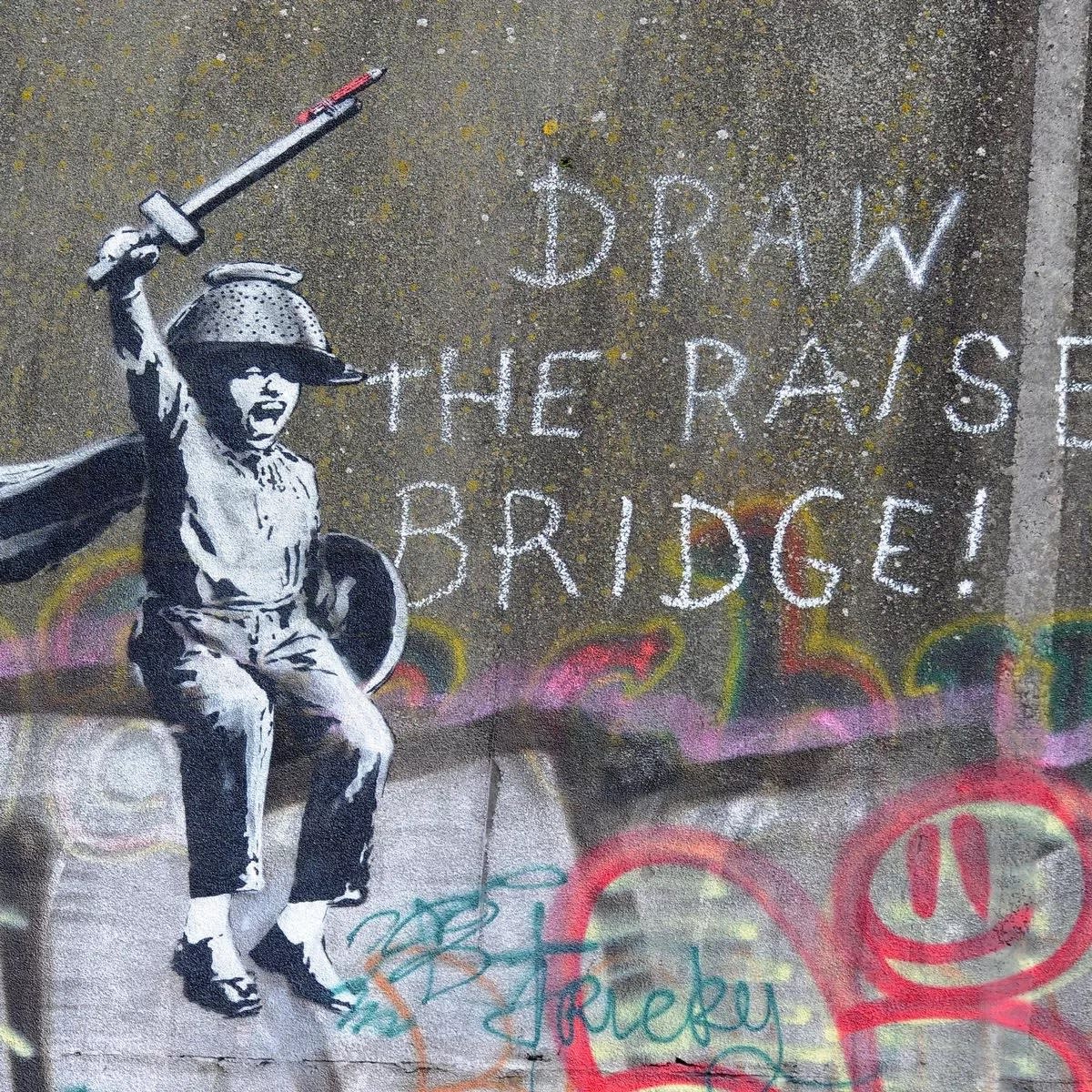 2018: Draw The Raised Bridge: Scott Street Bridge, Hull, England