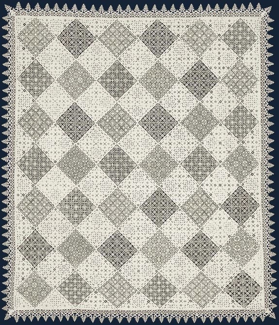 Linen cutwork and needle lace table cover Italian, ca. 1580–1600 Art Institute of Chicago (sold 2008)