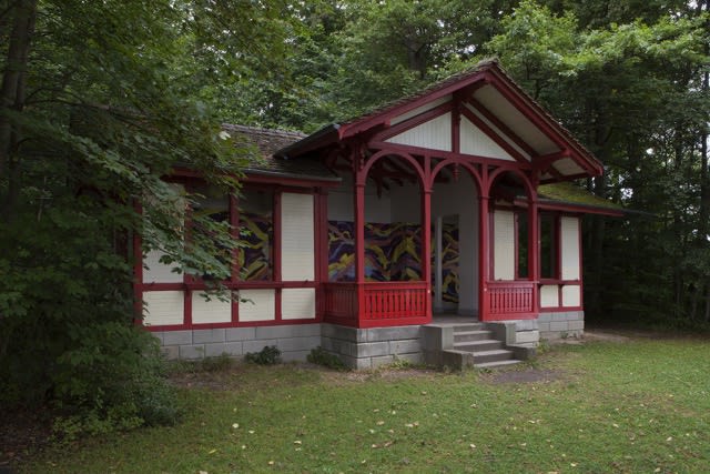 Thomas Sauter im Pavillon der Ruhigen