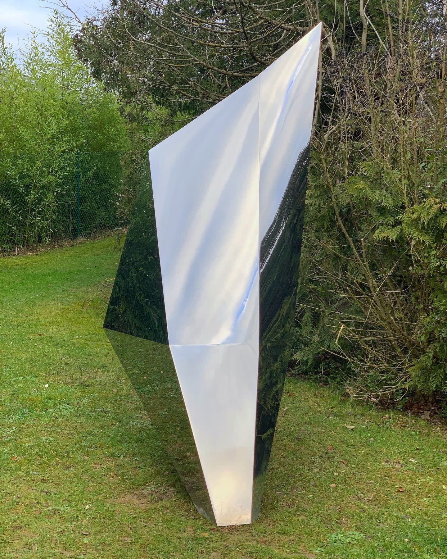 Cap Horn 230 cm Pièce unique Acier poli mirroir