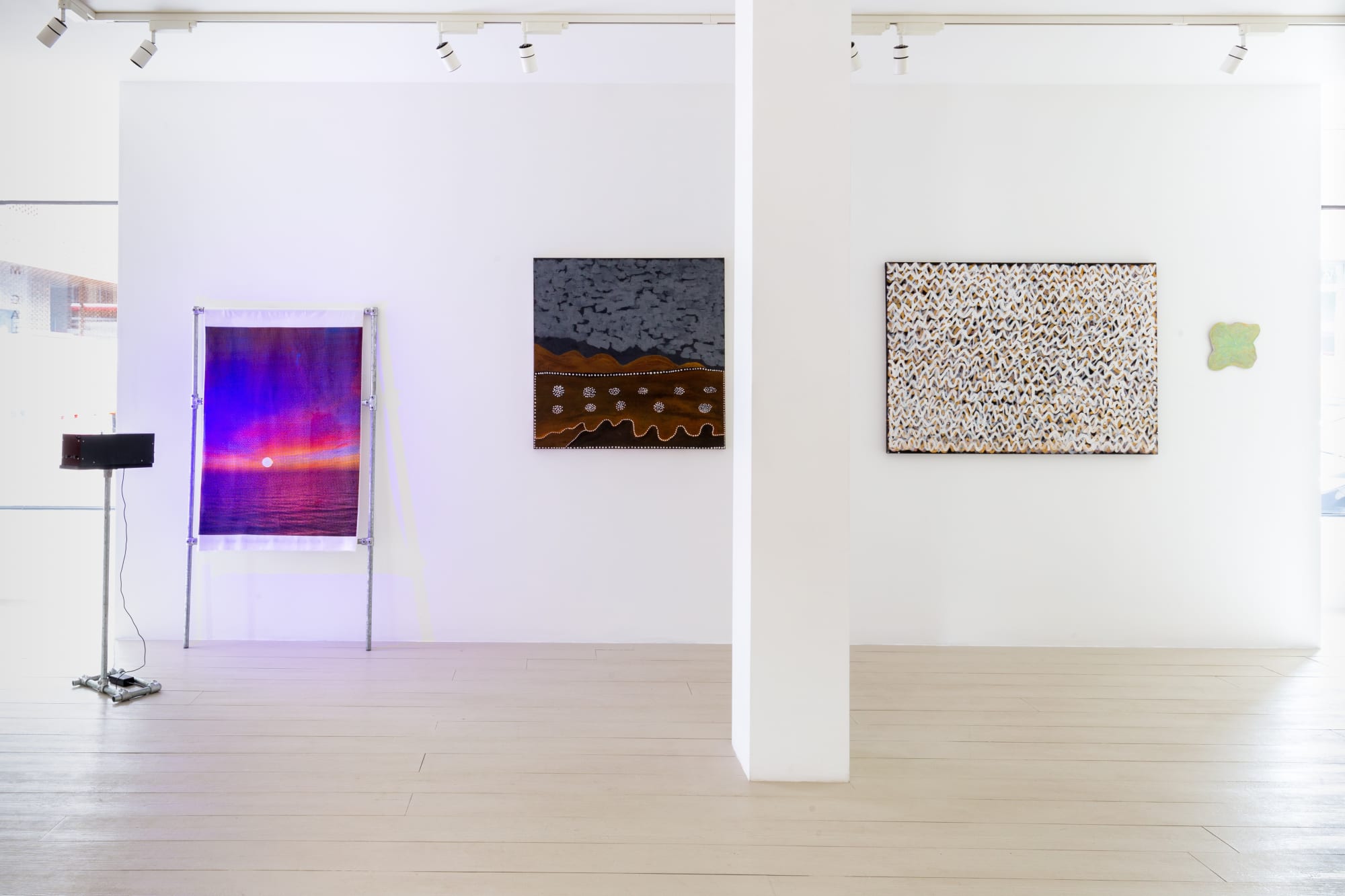 Artists: Deborah Tchoudjinoff, Mr R Peters, Kittey Malarvie, Photo: Ben Deakin | JGM Gallery