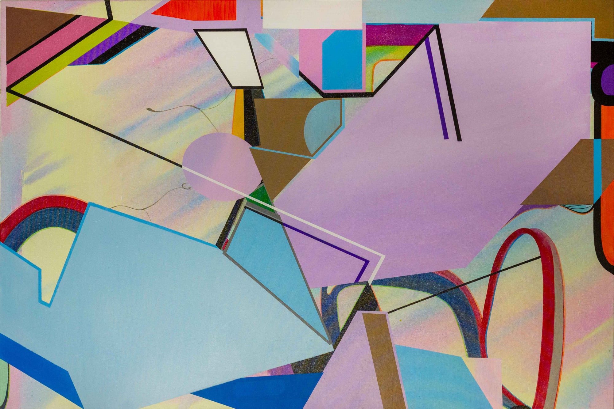 Atlantic 2, 2025, Acrylic on canvas, 48 x 72 in