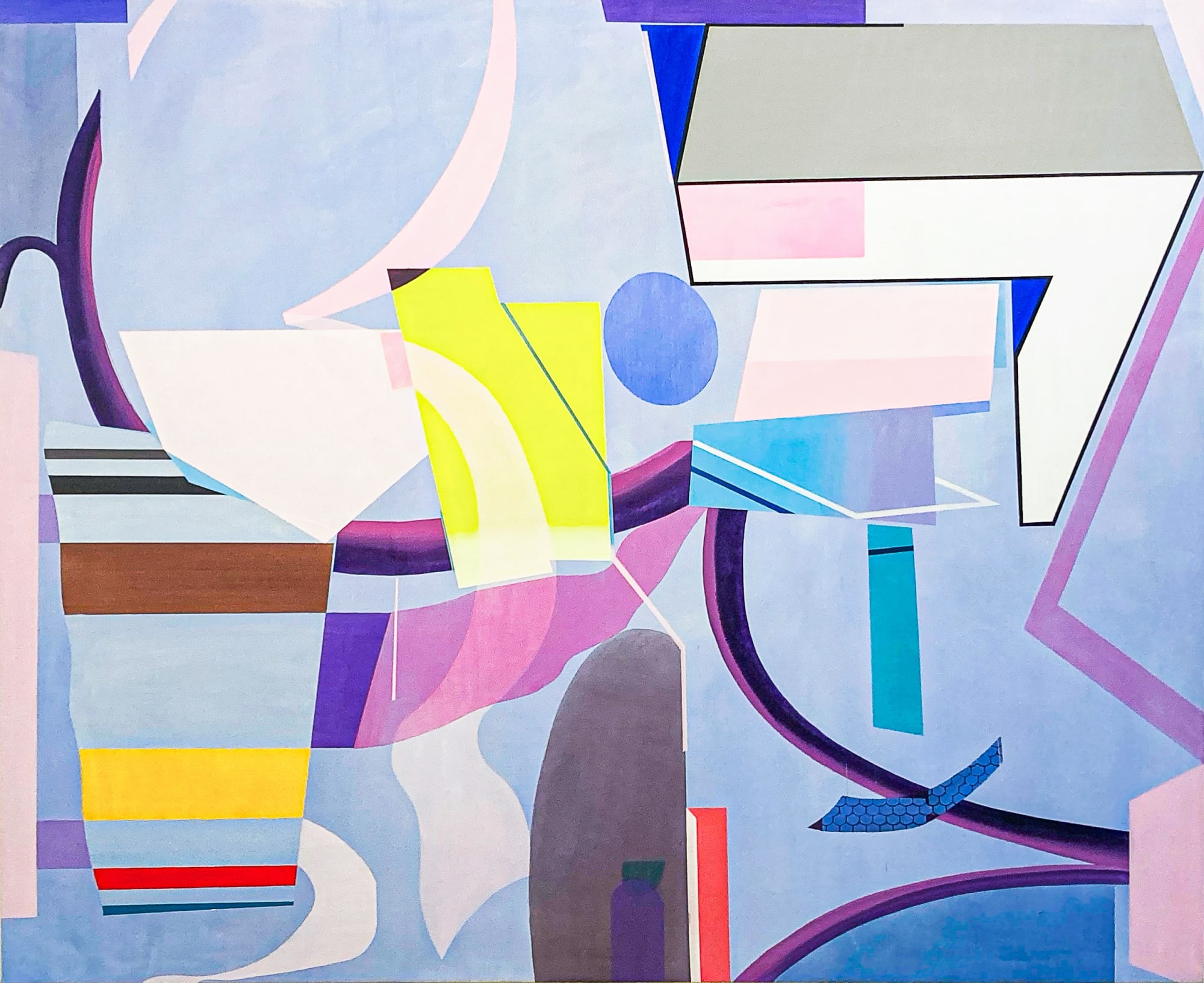 Large Stargate, 2024, Acrylic on canvas, 72 x 84 in