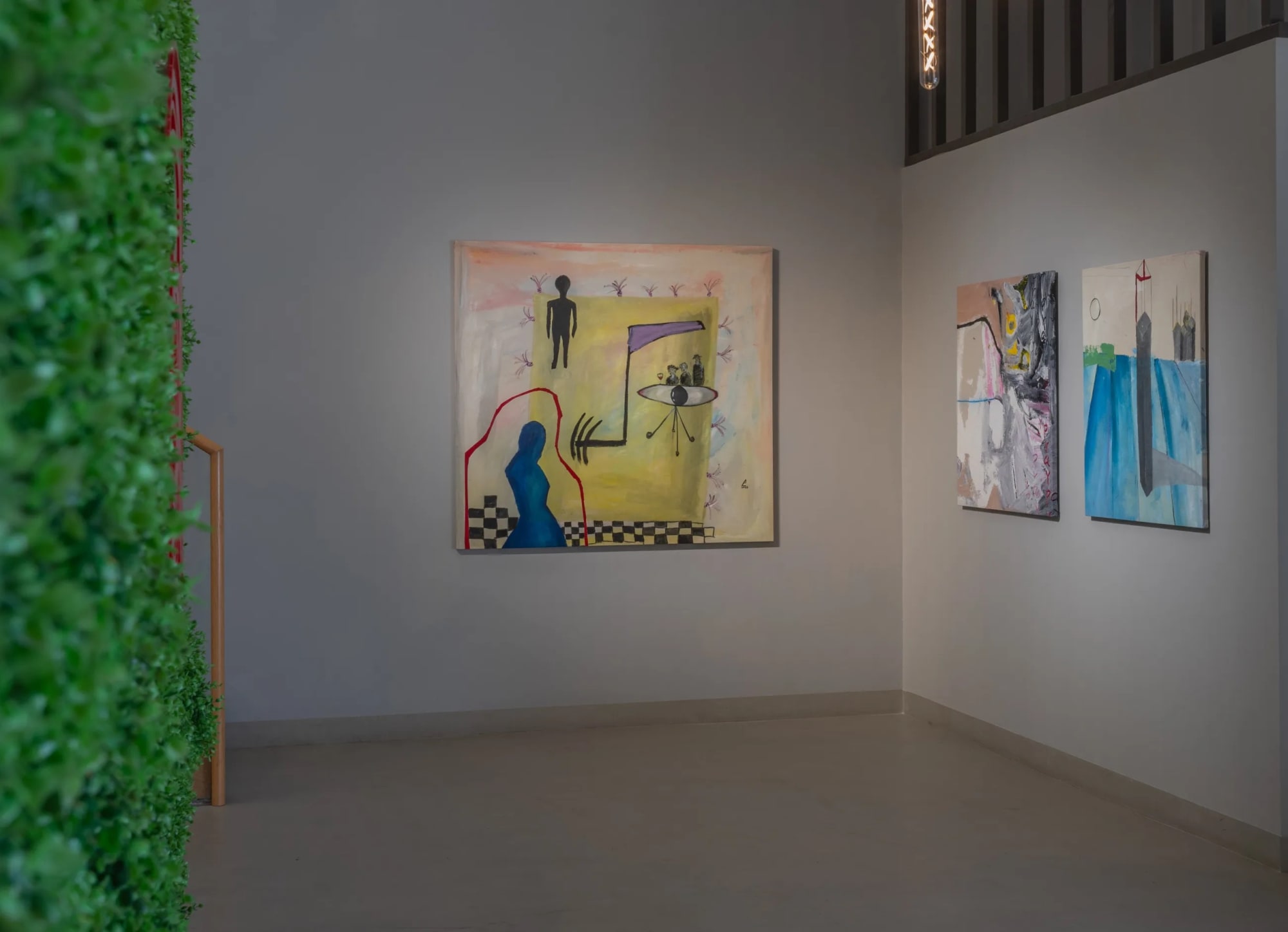 Installation view of Chill: Summer in the City (2022) at Aisha Alabbar Gallery, Dubai, UAE