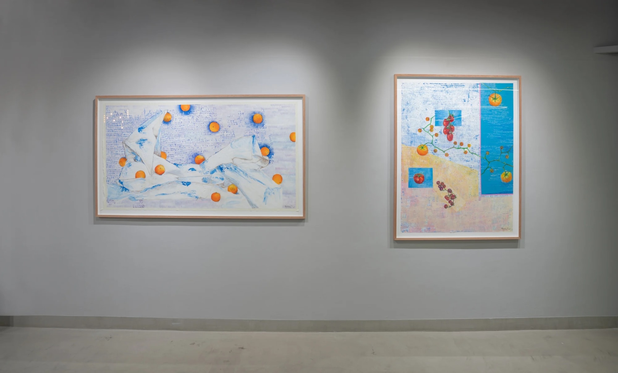 Installation view of Chill: Summer in the City (2022) at Aisha Alabbar Gallery, Dubai, UAE