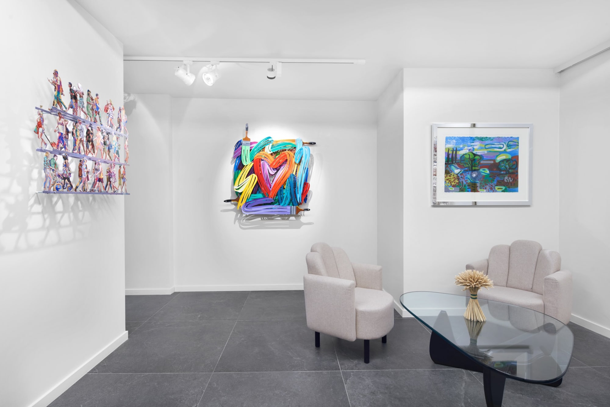 WATERCOLORS & WALL SCULPTURES