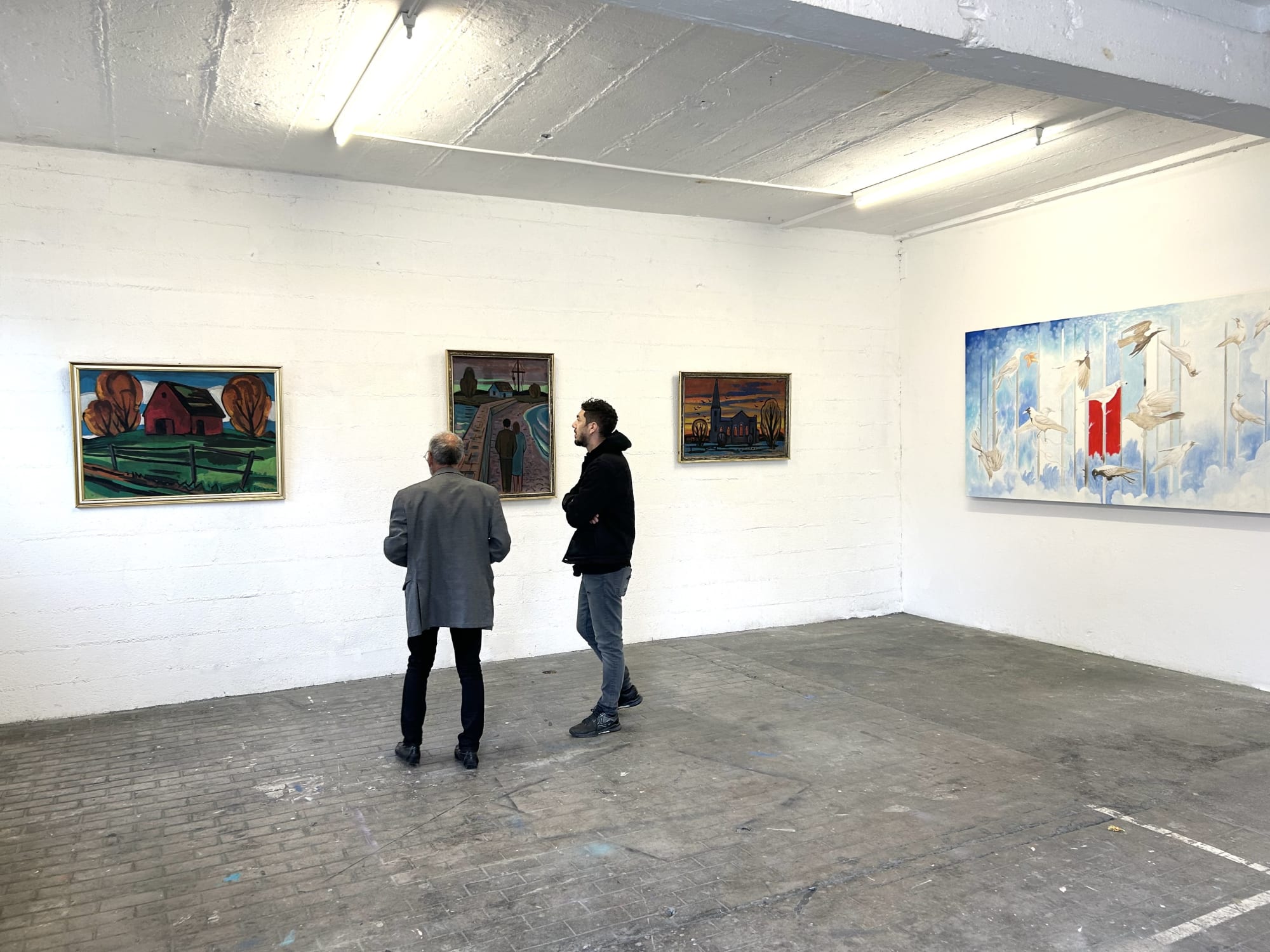 ERICH WASKE & ERIC ERISTON WINARTO, PRESENTATION WITH PROFESSOR MARINO BUSCAGLIA, USINE KUGLER, GENEVA, SWITZERLAND