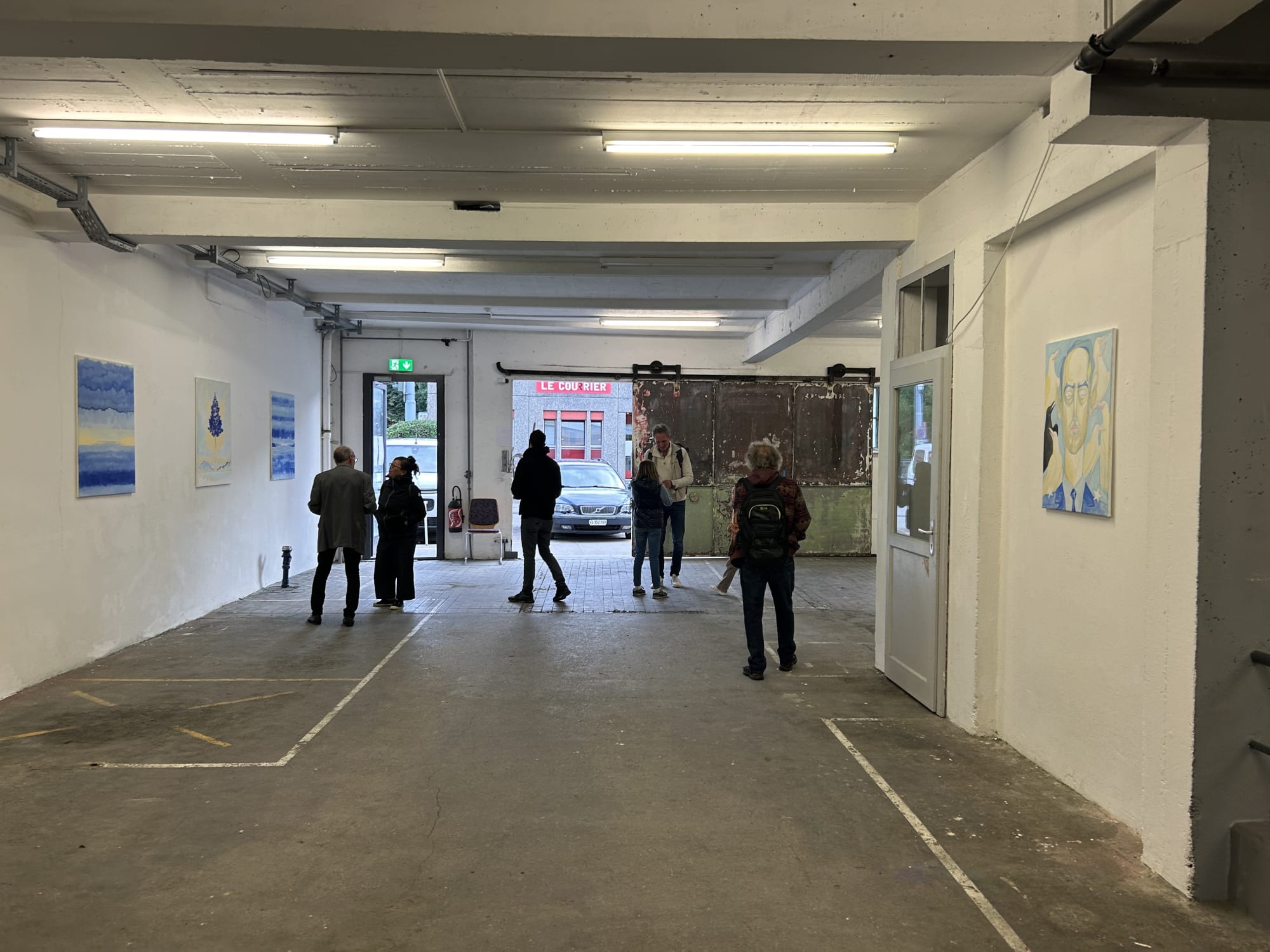 ERICH WASKE & ERIC ERISTON WINARTO, PRESENTATION WITH PROFESSOR MARINO BUSCAGLIA, USINE KUGLER, GENEVA, SWITZERLAND