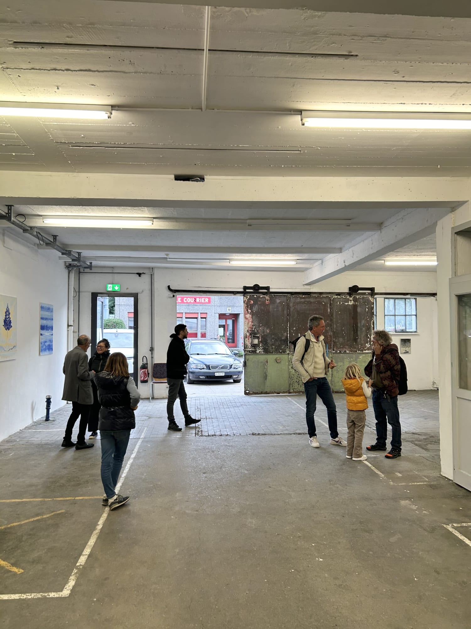 ERICH WASKE & ERIC ERISTON WINARTO, PRESENTATION WITH PROFESSOR MARINO BUSCAGLIA, USINE KUGLER, GENEVA, SWITZERLAND