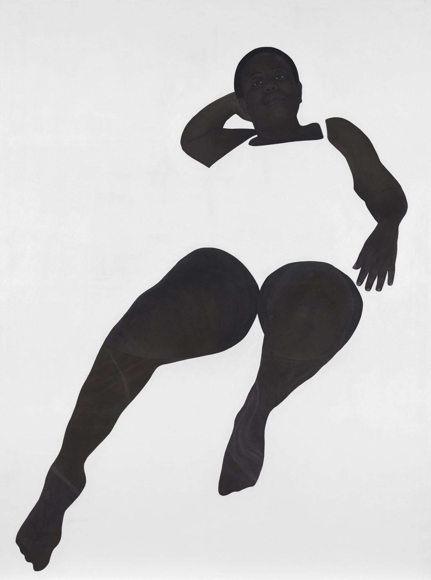 Sungi Mlengeya Laze, 2024, Acrylic on Canvas, 200 x 150 cm (78 3/4 x 59 in)